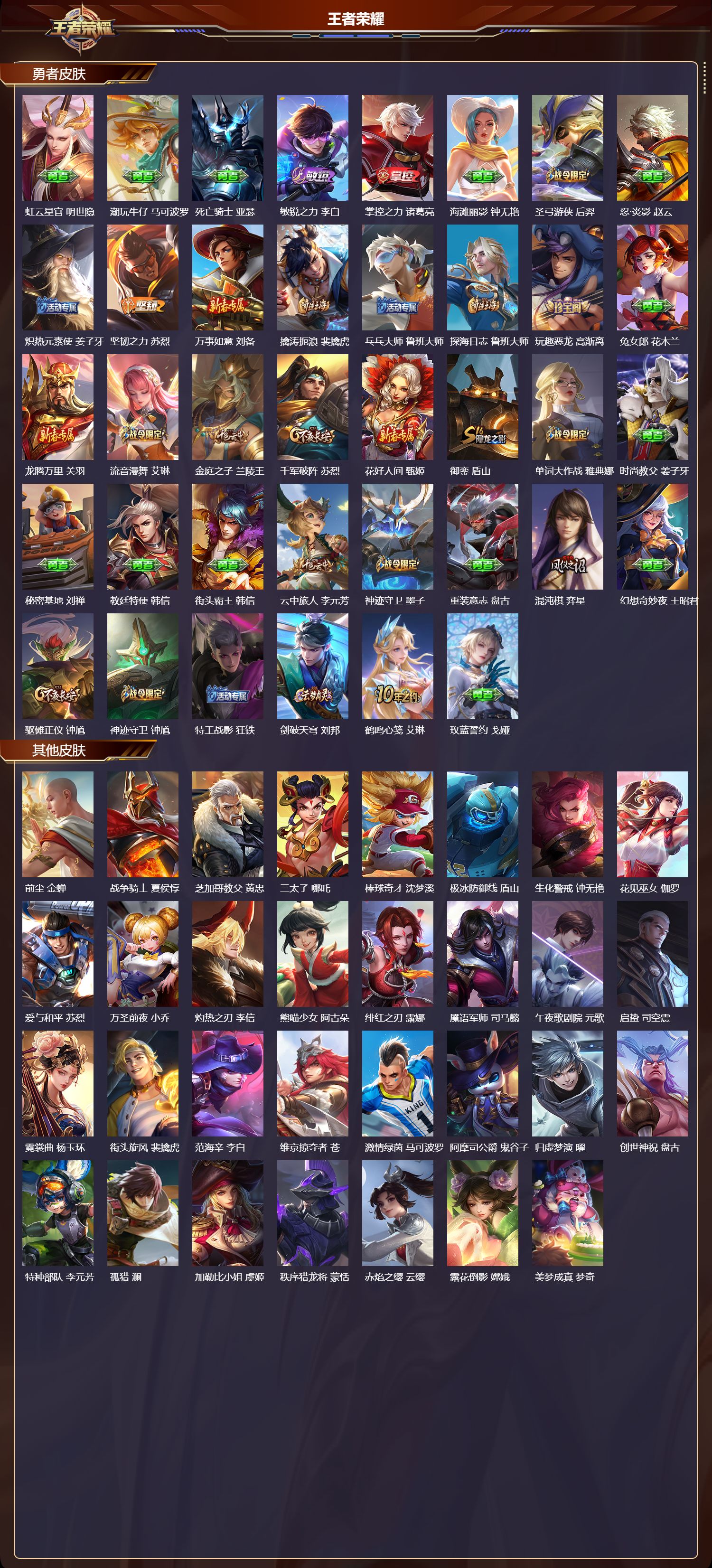 WZQM4137912王者荣耀账号详情图5