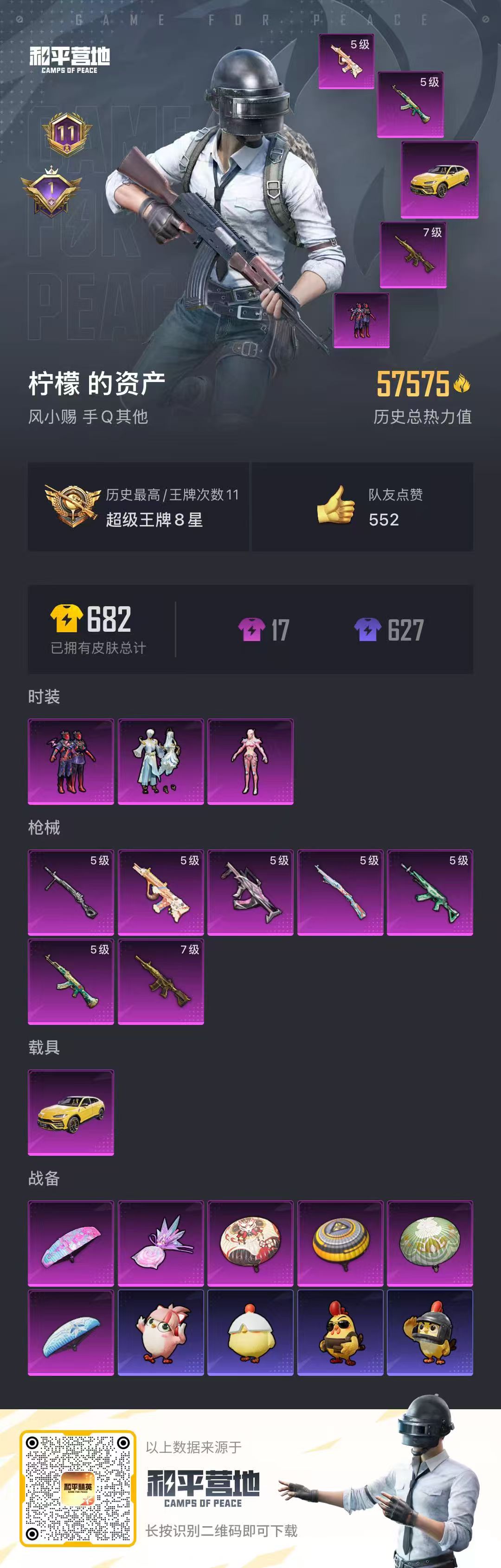 HPSJ471966和平精英账号详情图5