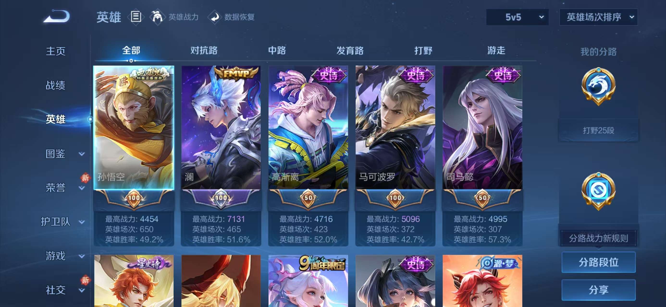 WZCMW4136595王者荣耀账号详情图4