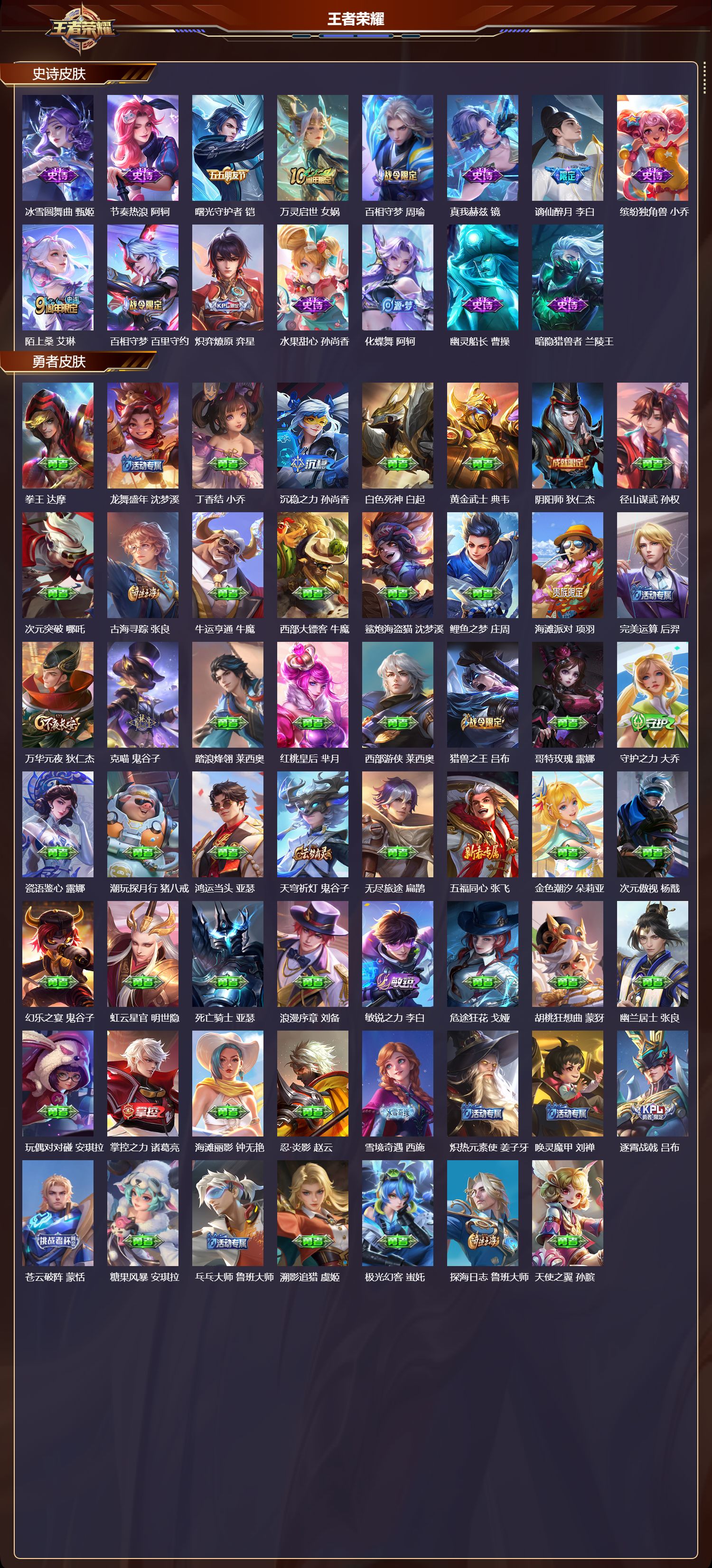 WZQM4137853王者荣耀账号详情图4