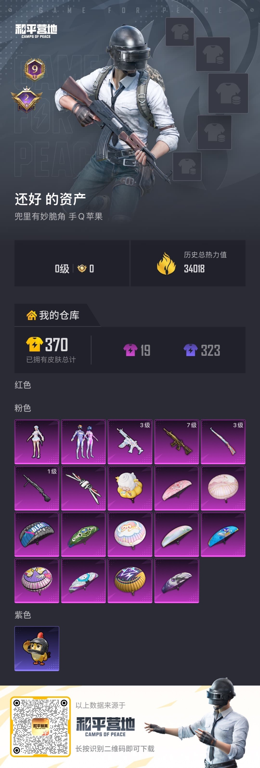 HPSJ471481和平精英账号详情图3