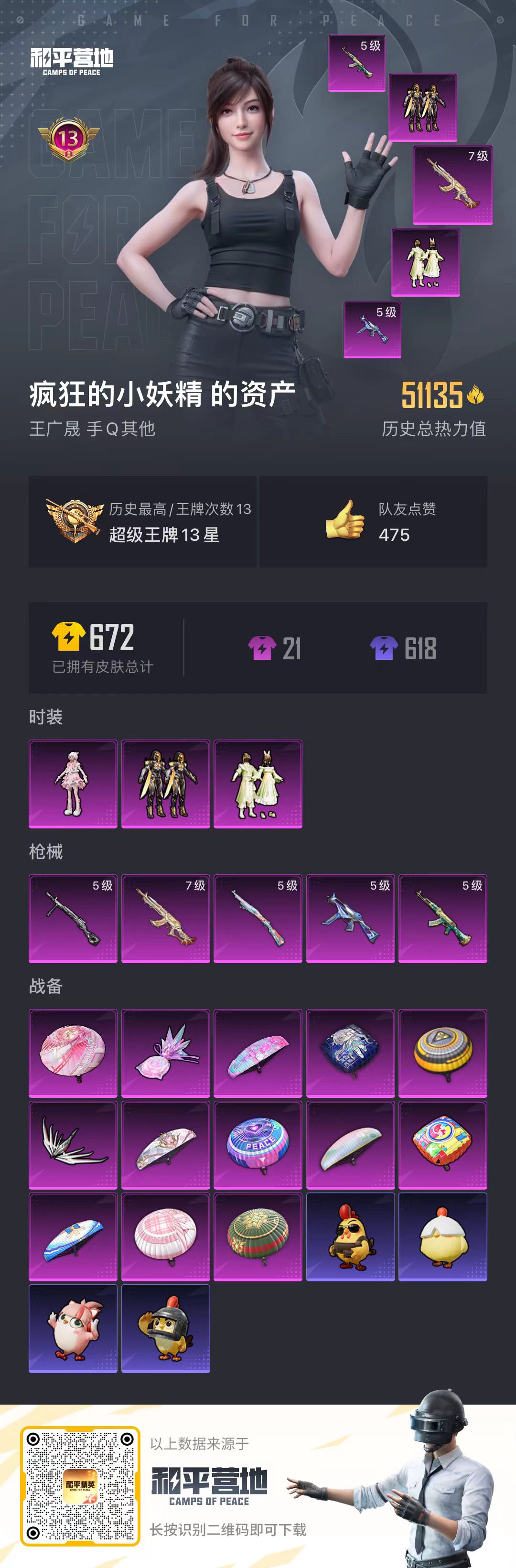 HPCMW472786和平精英账号详情图3