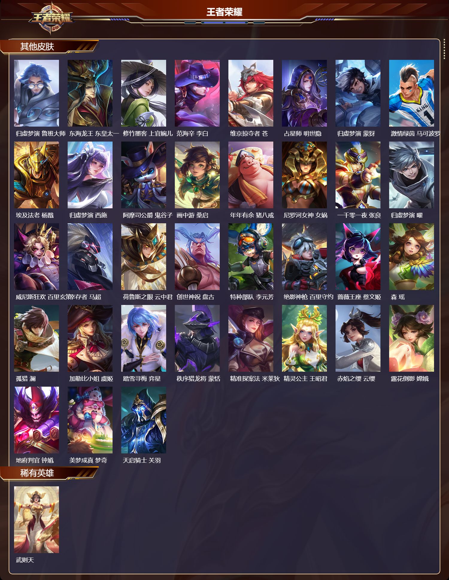 WZMK4151576王者荣耀账号详情图5 WZMK4151576王者荣耀账号详情图5