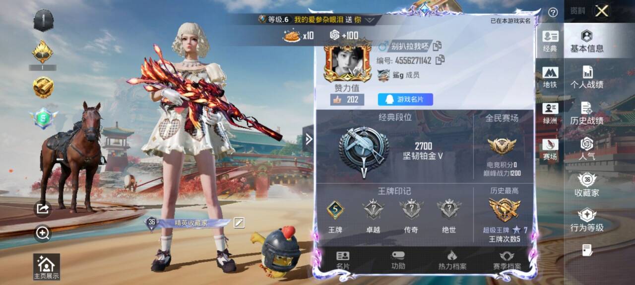 HPSJ471567和平精英账号详情图5