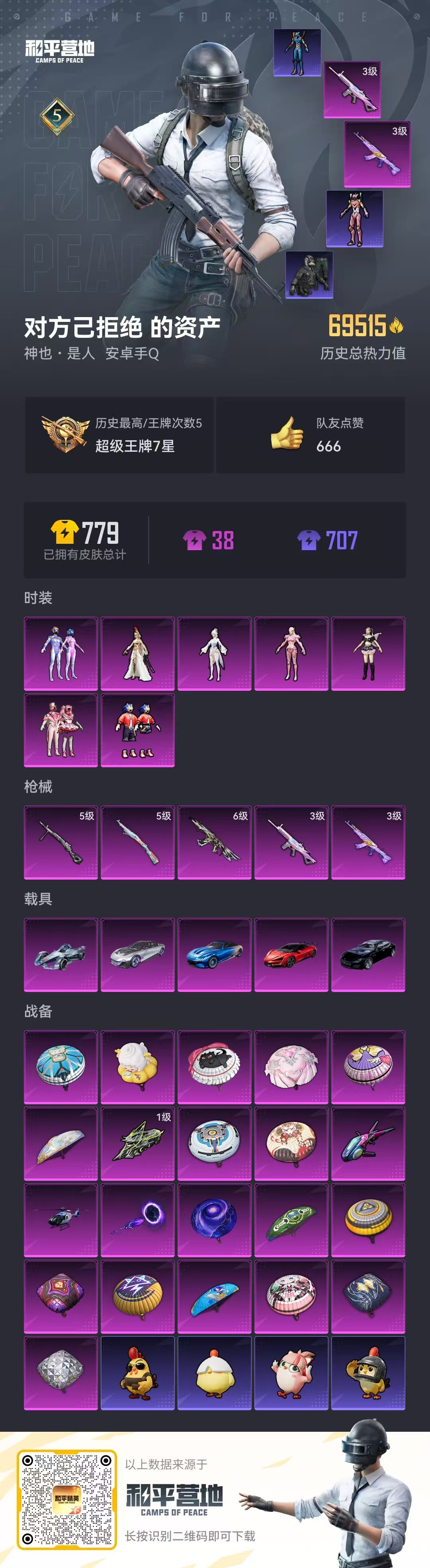 HPCMW473202和平精英账号详情图8