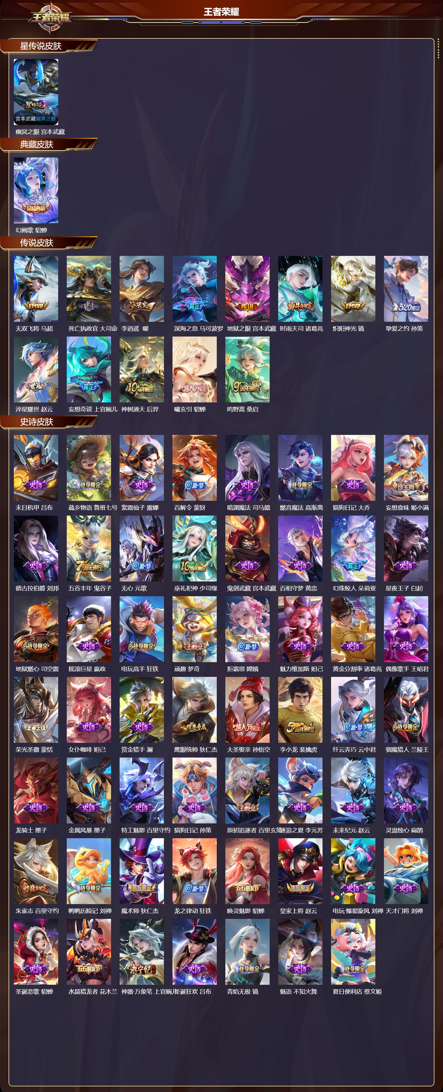 WZQM4137855王者荣耀账号详情图3