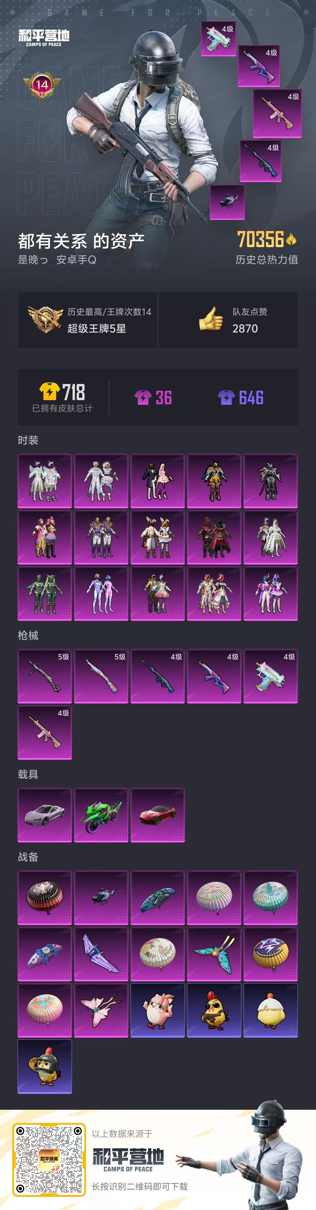 HPCMW473111和平精英账号详情图5