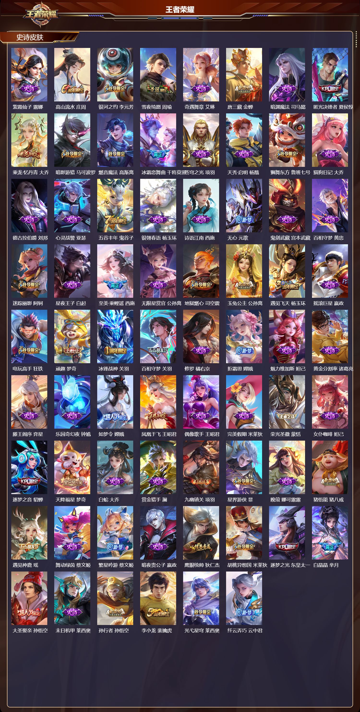 WZCMW4136705王者荣耀账号详情图8