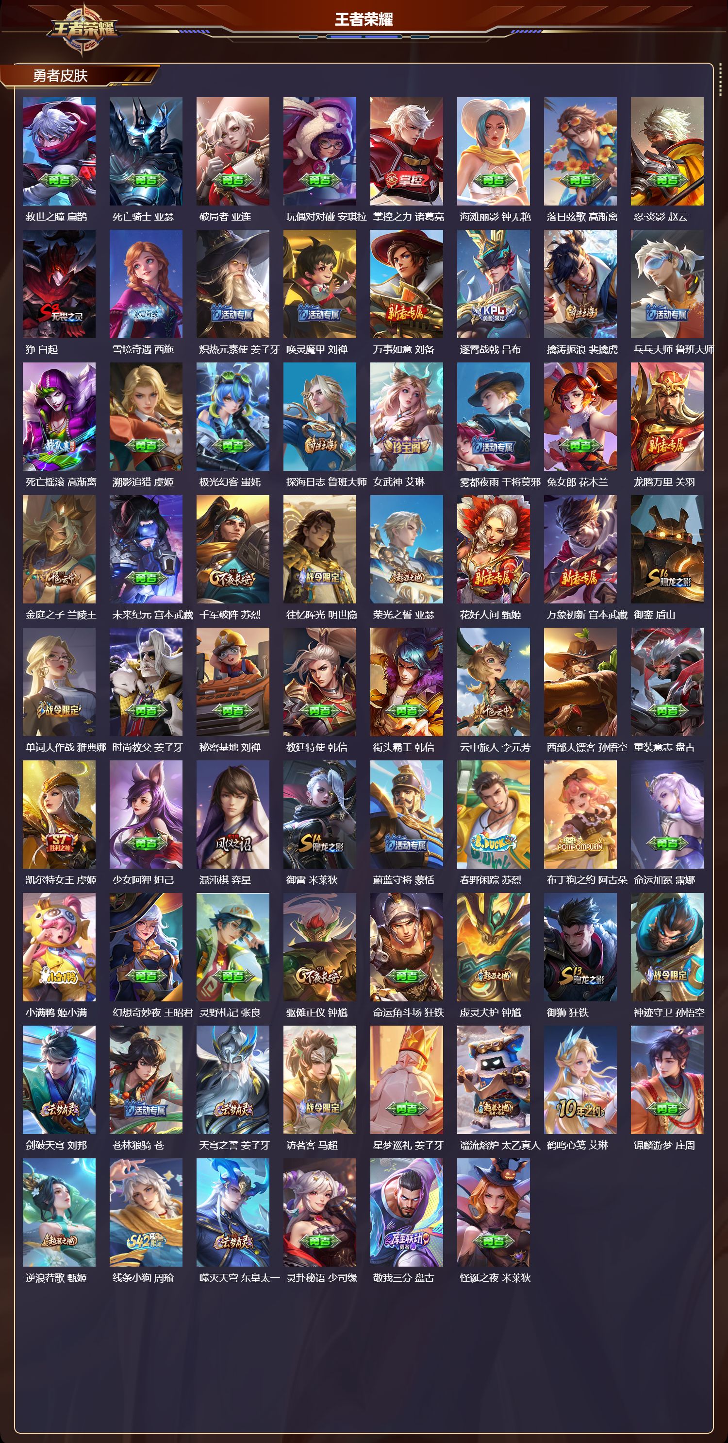 WZQM4137859王者荣耀账号详情图5