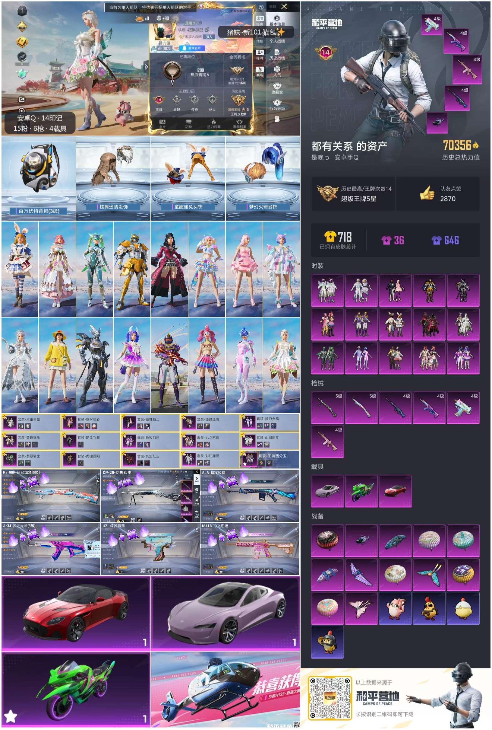 HPCMW473111和平精英账号详情图2