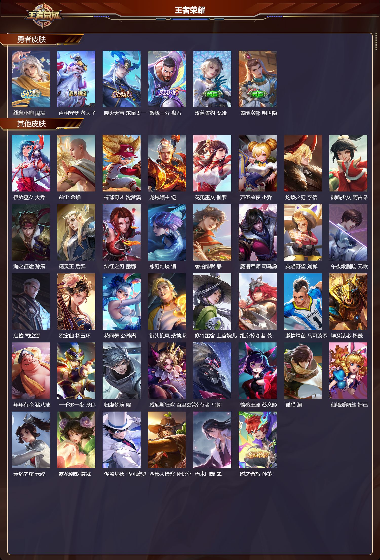 WZMK4151574王者荣耀账号详情图5