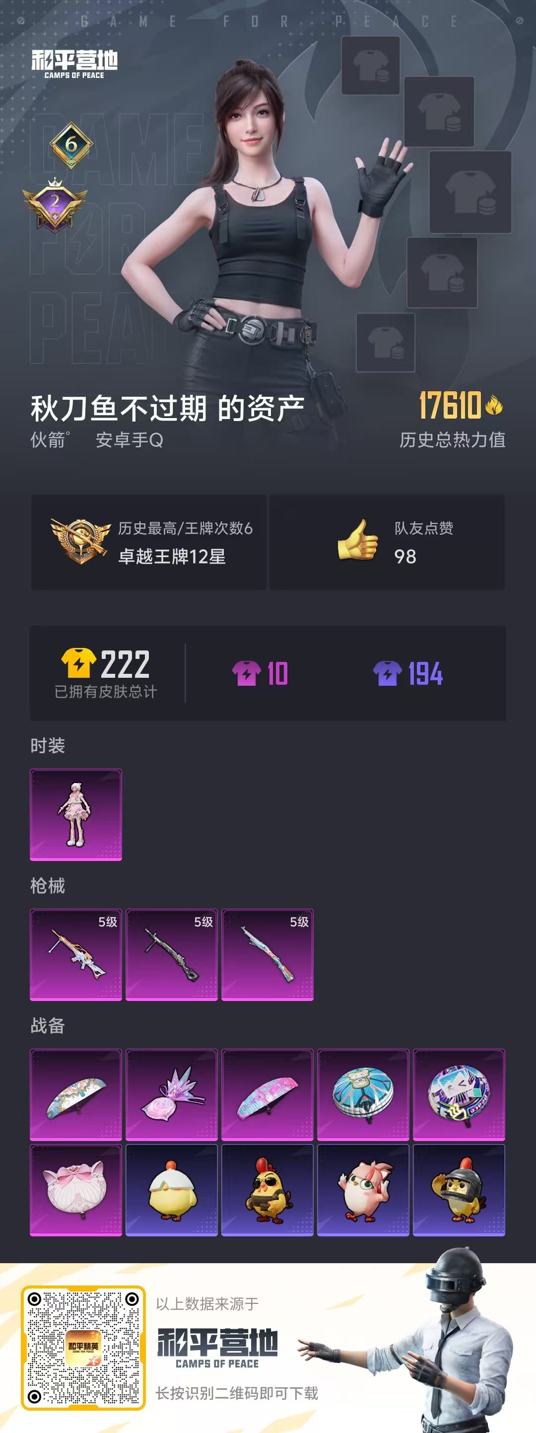 HPSJ471898和平精英账号详情图5