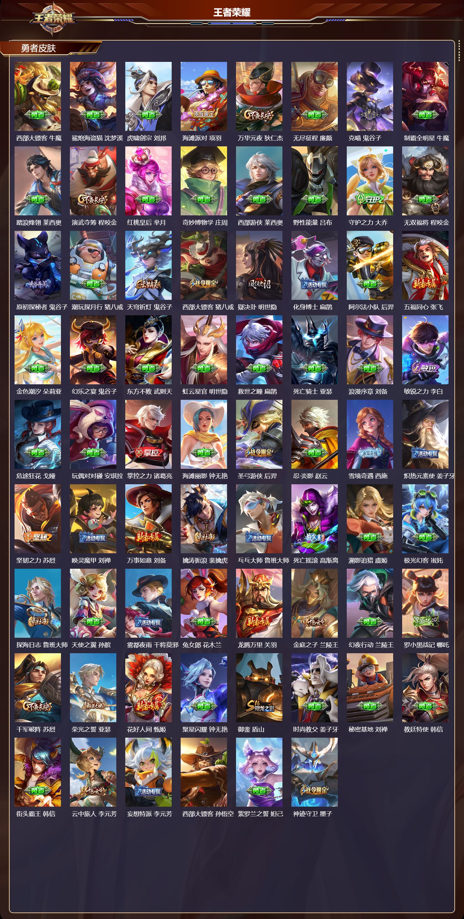 WZQM4159114王者荣耀账号详情图5