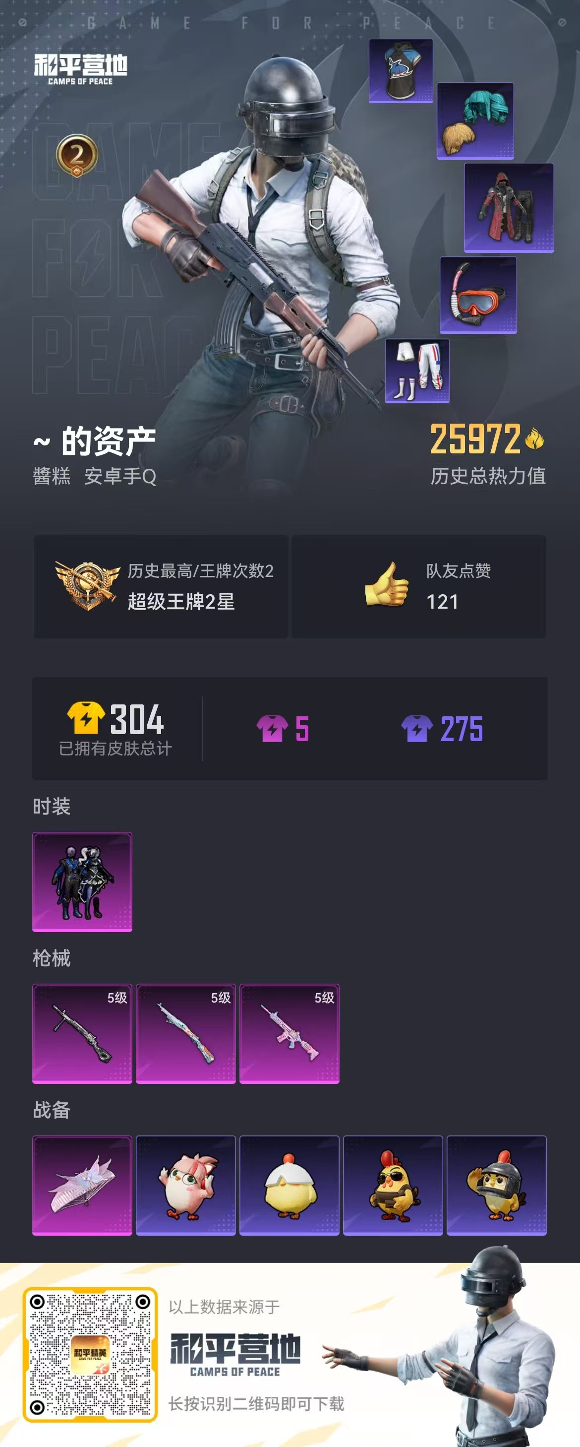 HPSJ473841和平精英账号详情图5