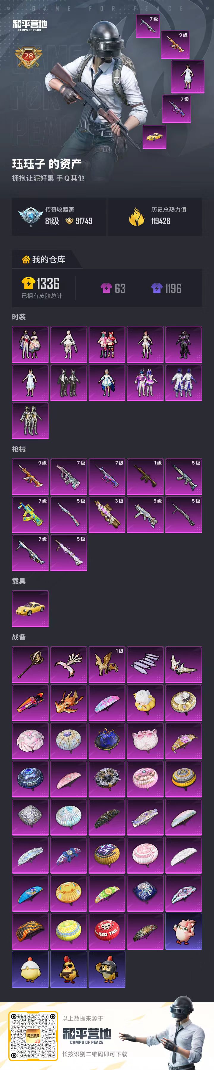 HPSJ473934和平精英账号详情图5