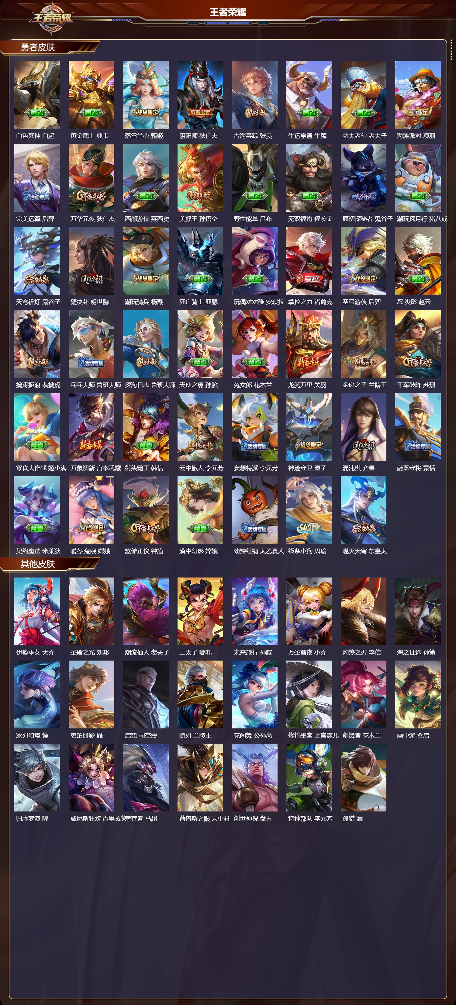 WZQM4137955王者荣耀账号详情图4