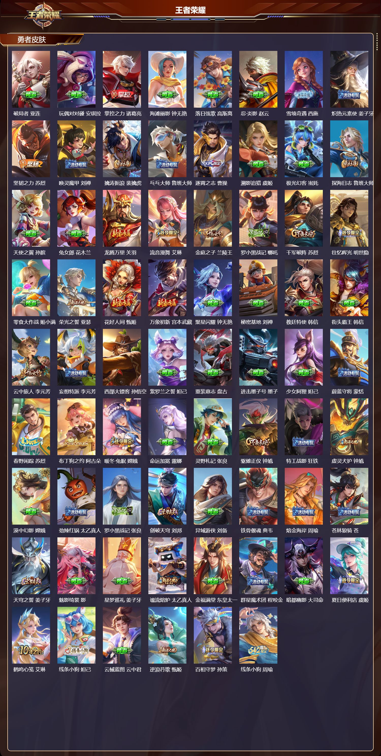 WZQM4159590王者荣耀账号详情图5