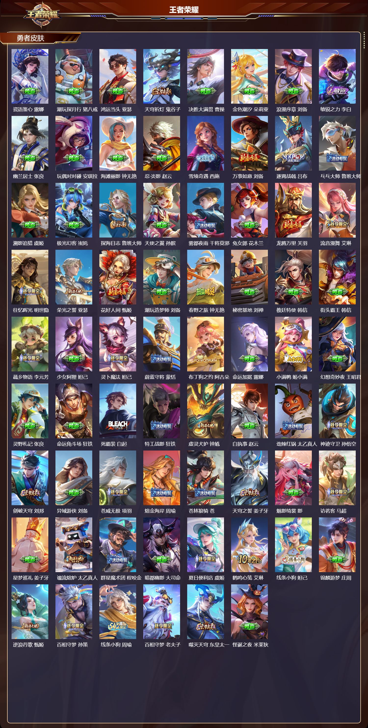 WZQM4141602王者荣耀账号详情图5