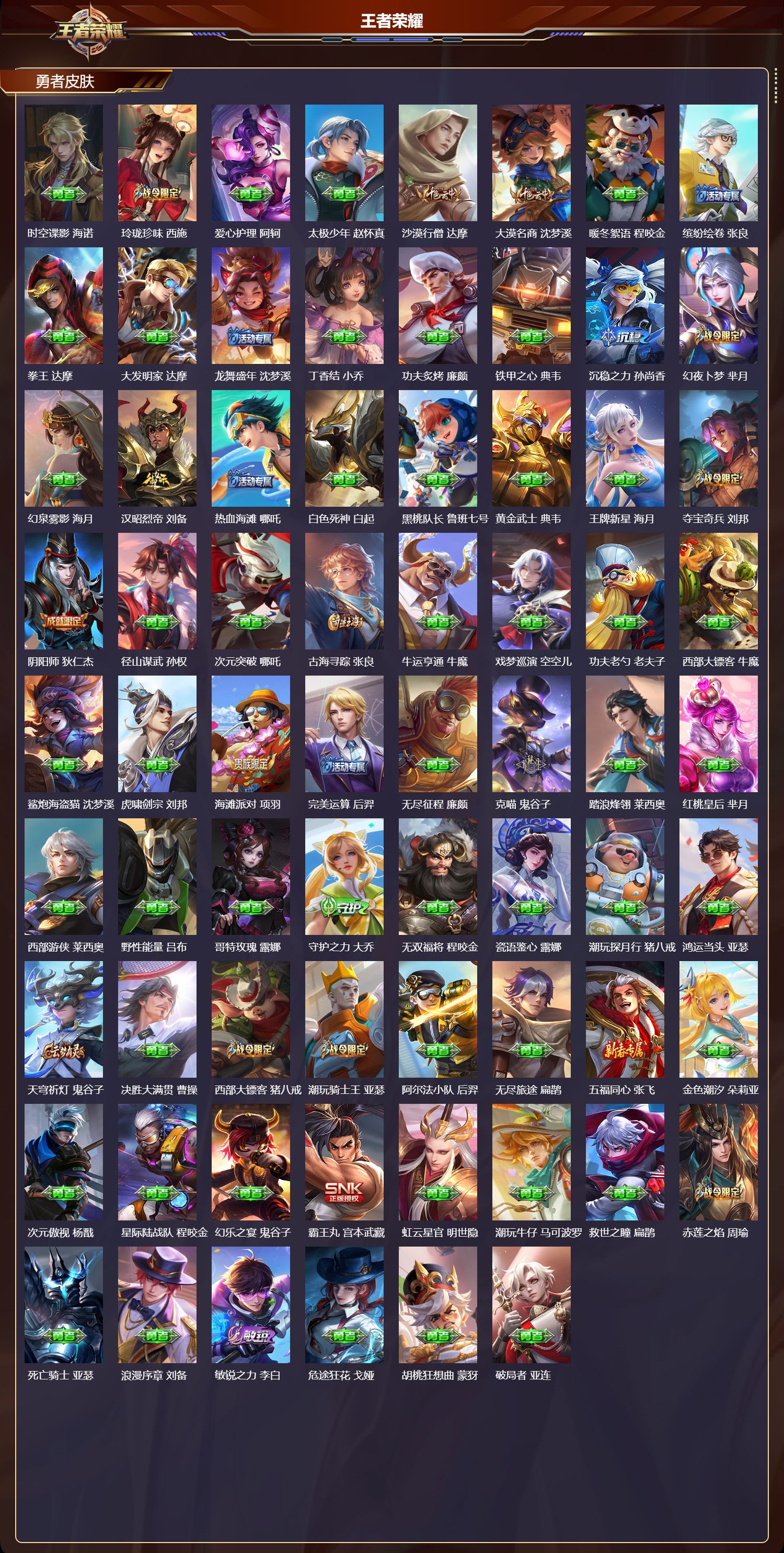 WZCMW4138722王者荣耀账号详情图9