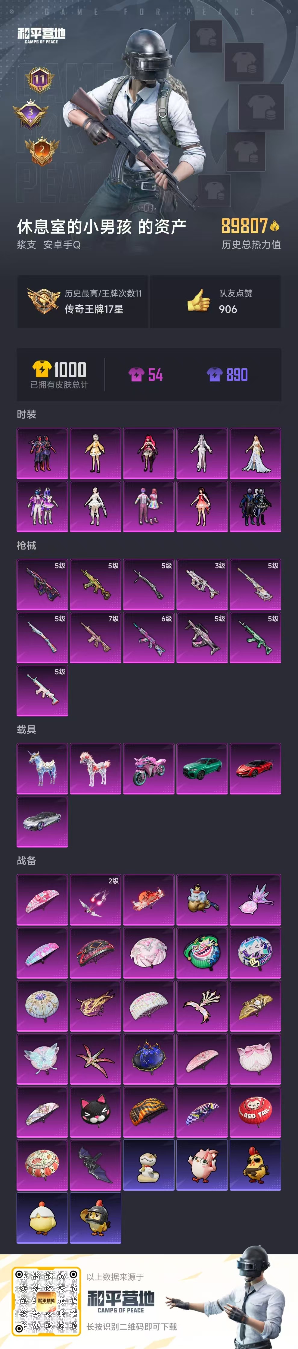 HPCMW475905和平精英账号详情图5