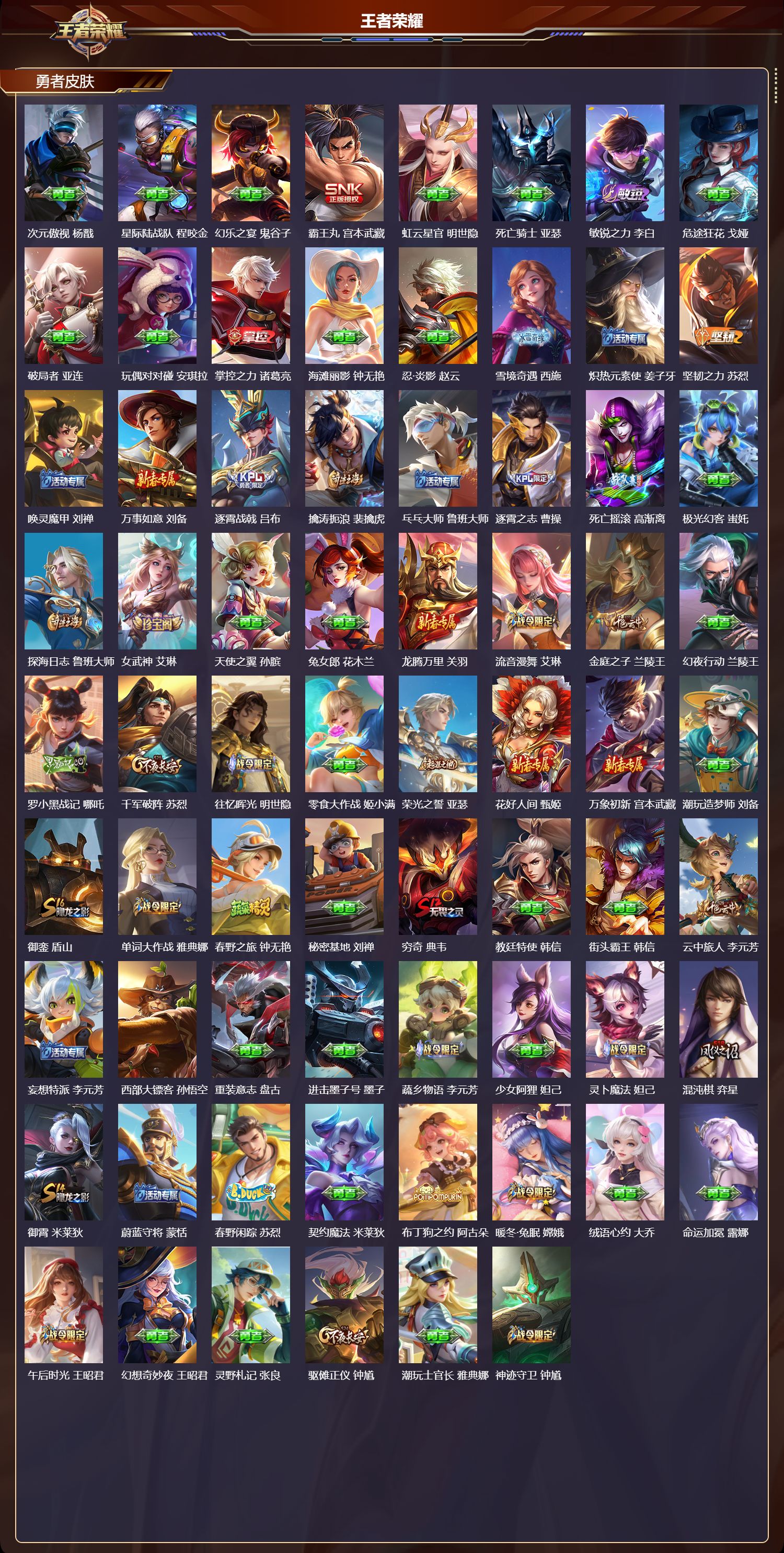 WZCMW4139534王者荣耀账号详情图9