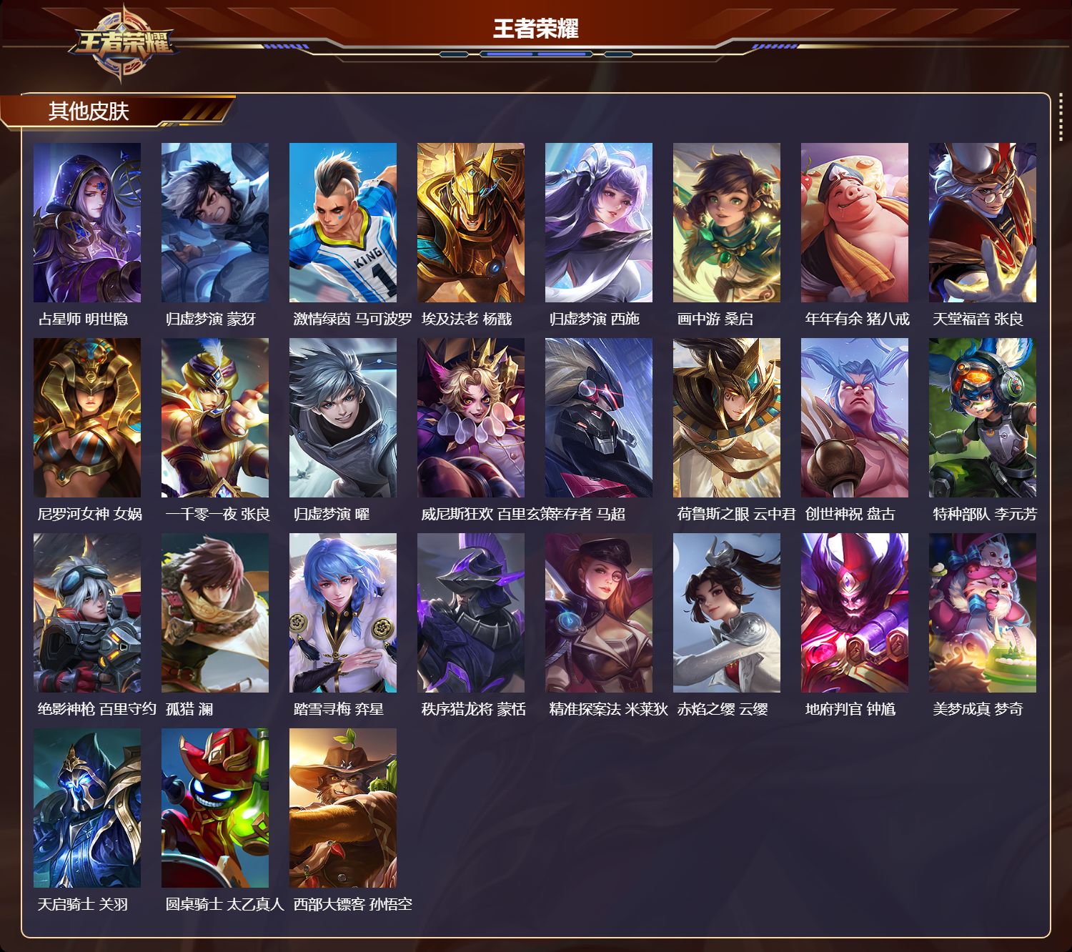 WZMK4151597王者荣耀账号详情图6