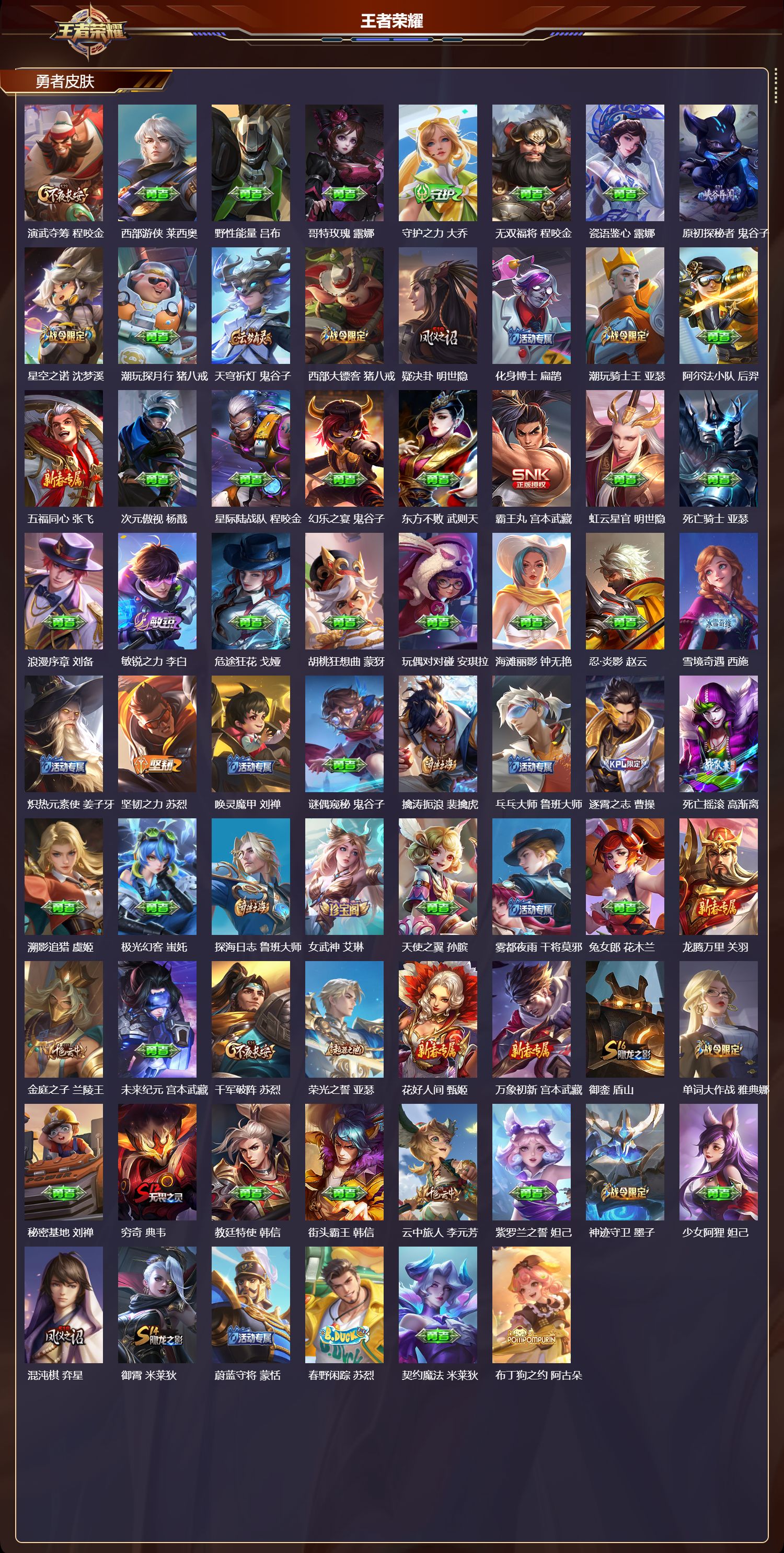 WZCMW4137061王者荣耀账号详情图17