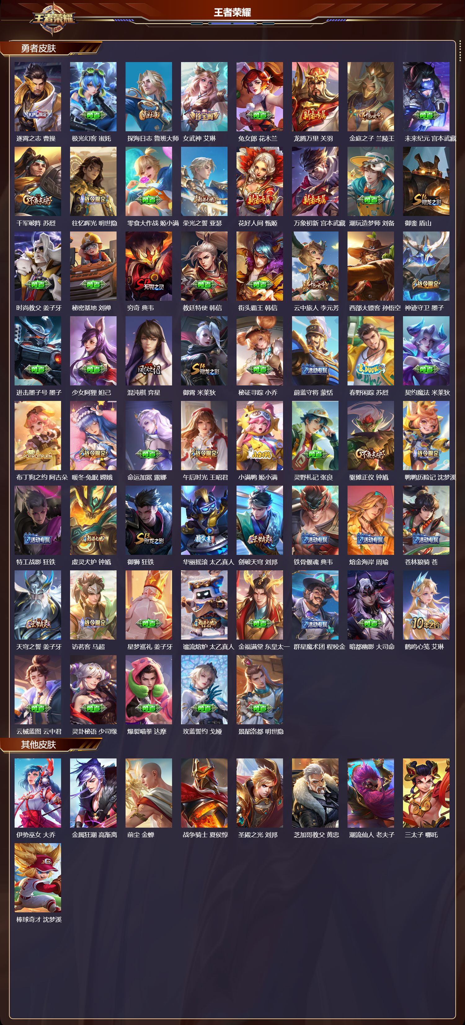 WZMK4151623王者荣耀账号详情图5