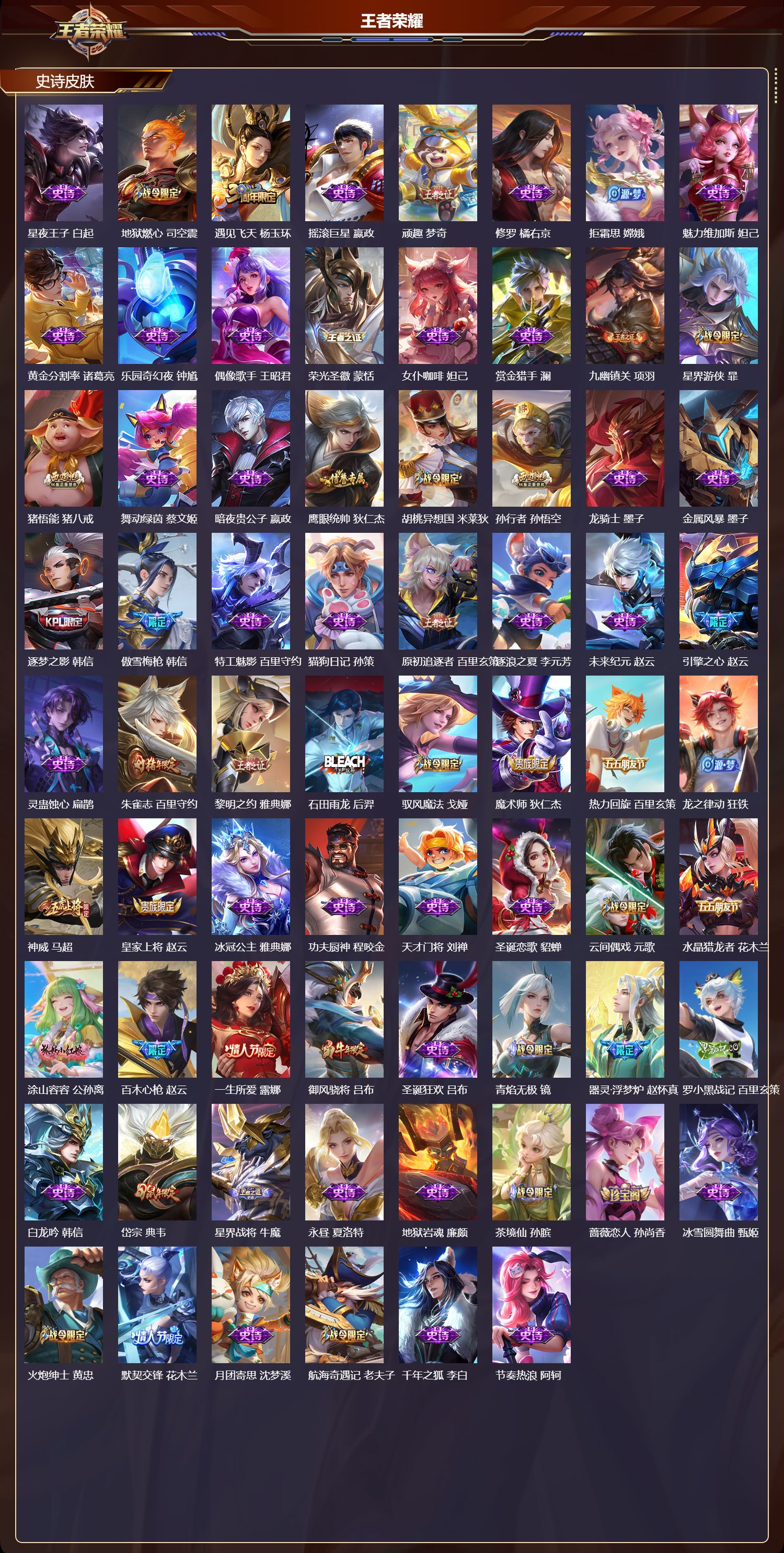 WZQM4141611王者荣耀账号详情图4