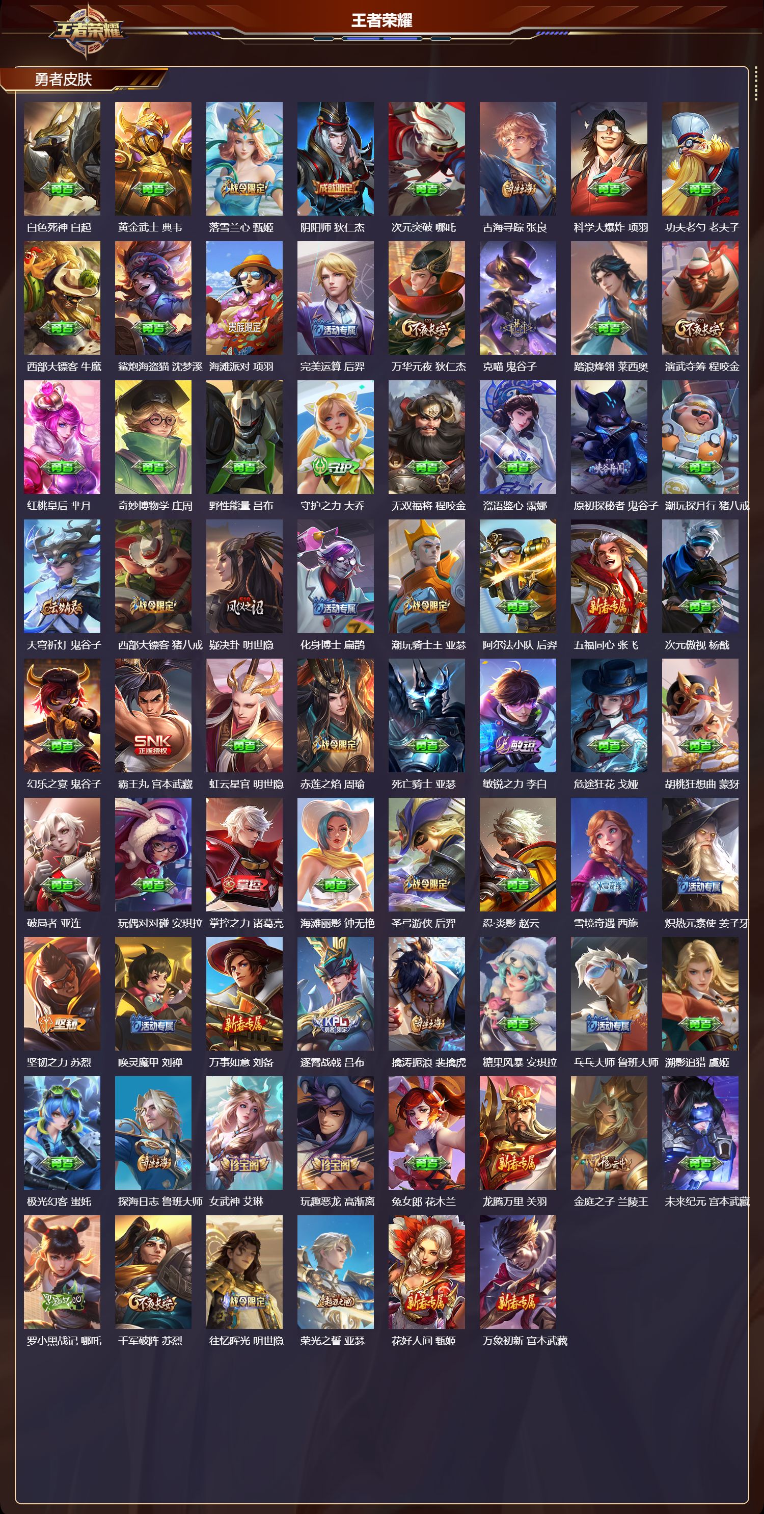 WZQM4141600王者荣耀账号详情图5