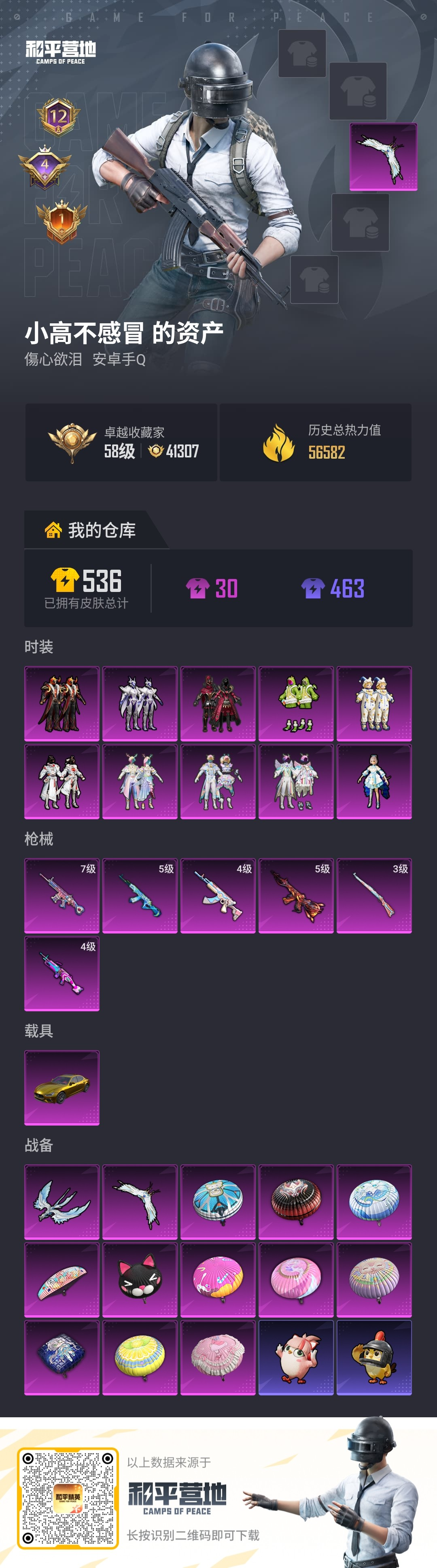 HPSJ473815和平精英账号详情图2