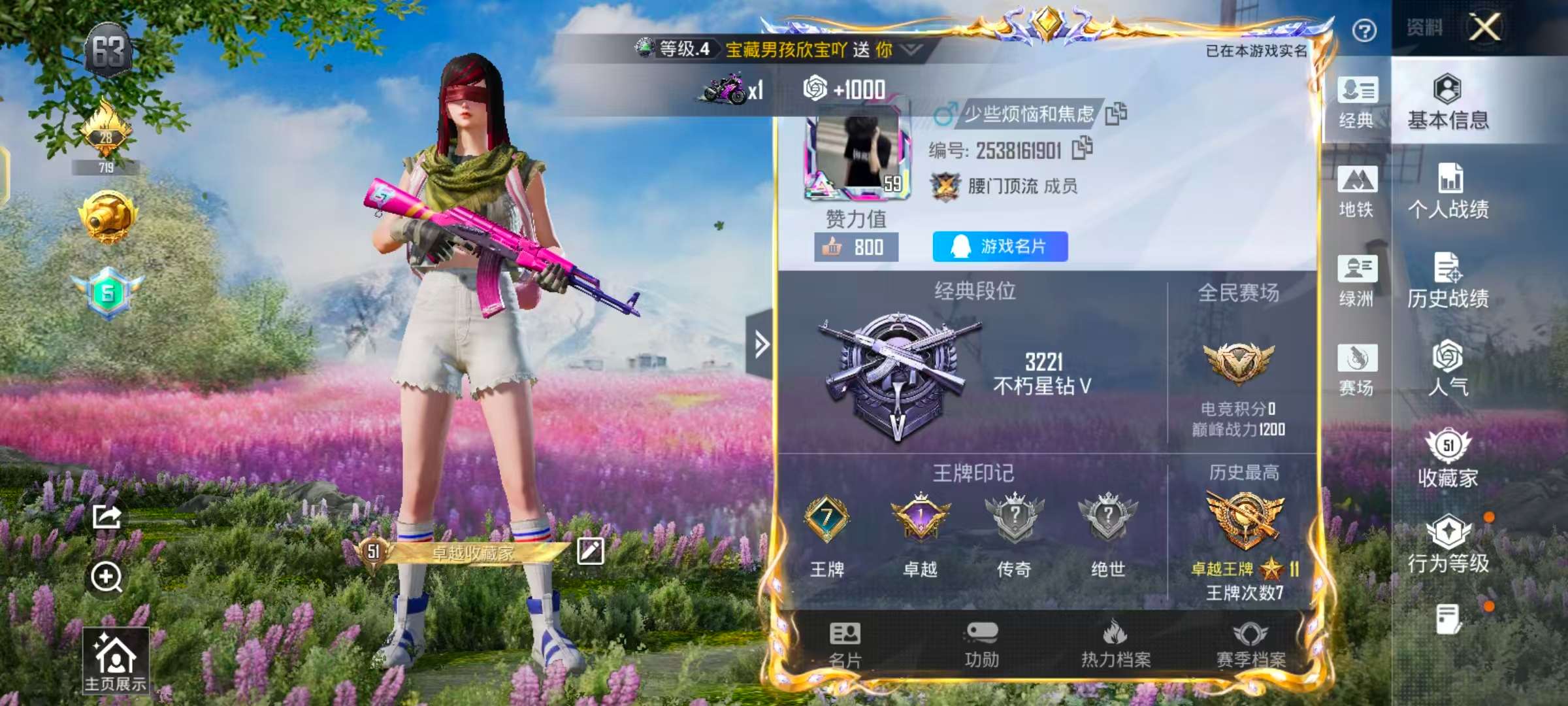 HPCMW475867和平精英账号详情图5