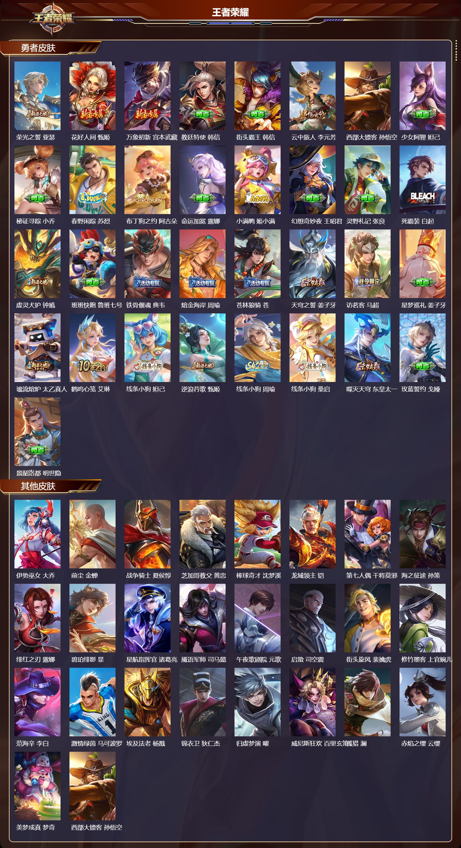 WZMK4151617王者荣耀账号详情图3