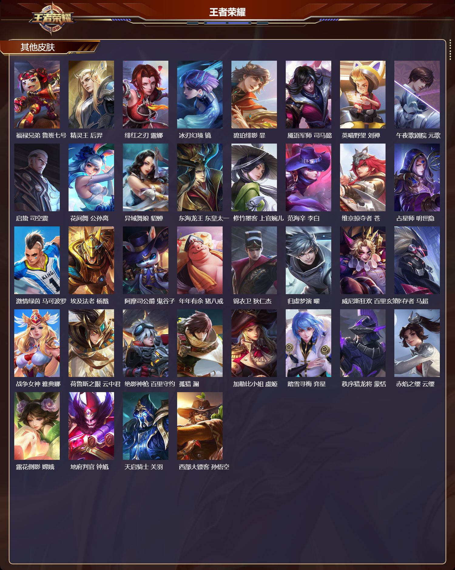 WZQM4137950王者荣耀账号详情图5