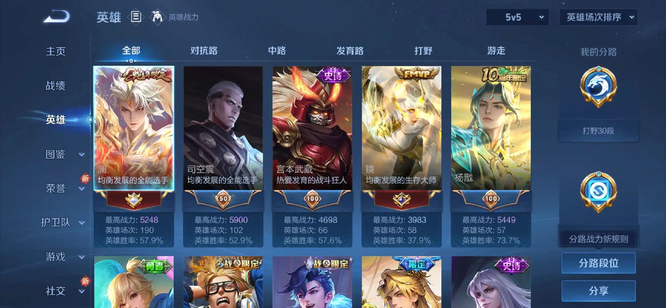 WZCMW4139560王者荣耀账号详情图4