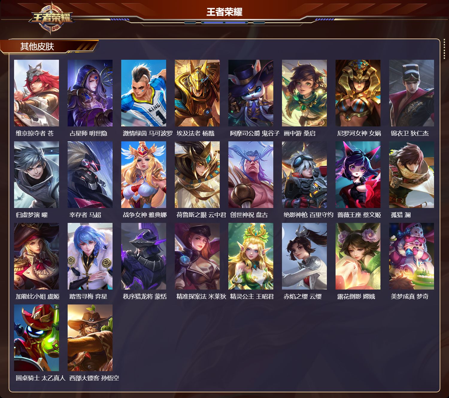 WZQM4141610王者荣耀账号详情图7