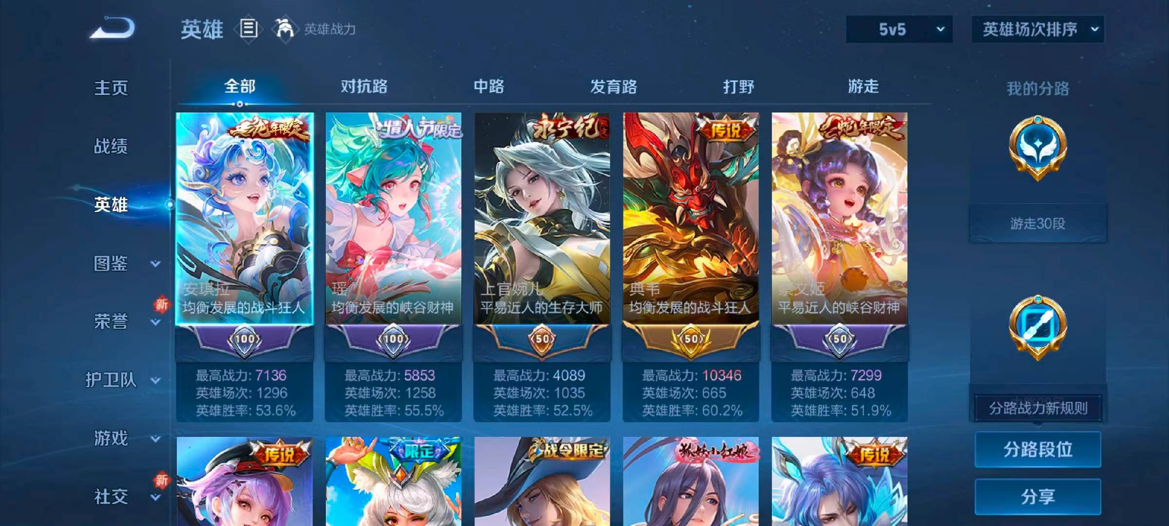 WZCMW4138590王者荣耀账号详情图5