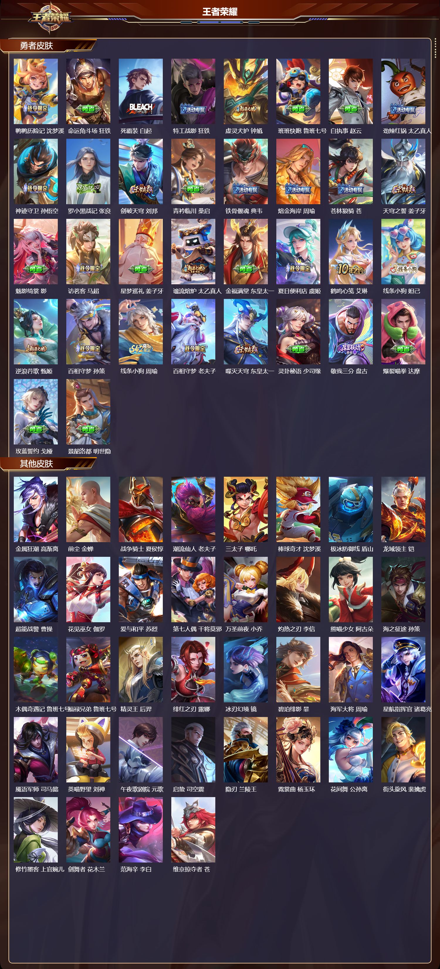 WZMK4151597王者荣耀账号详情图5