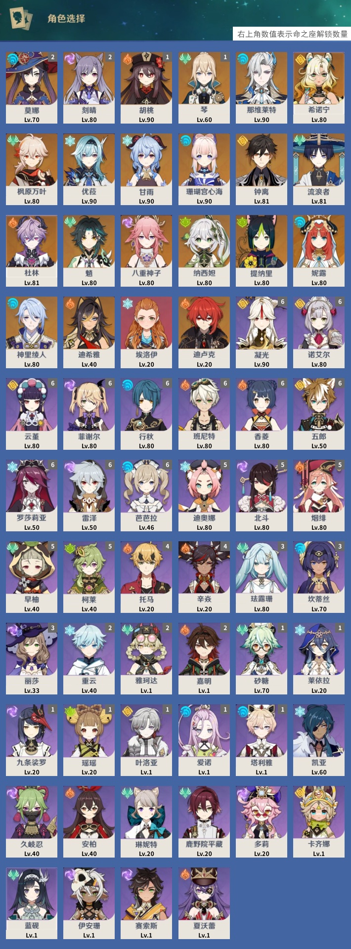 YSMK41954原神账号详情图3