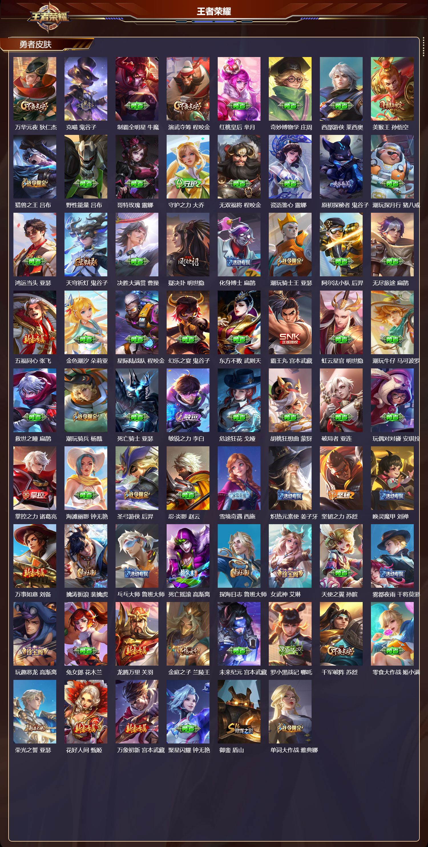 WZCMW4138479王者荣耀账号详情图9