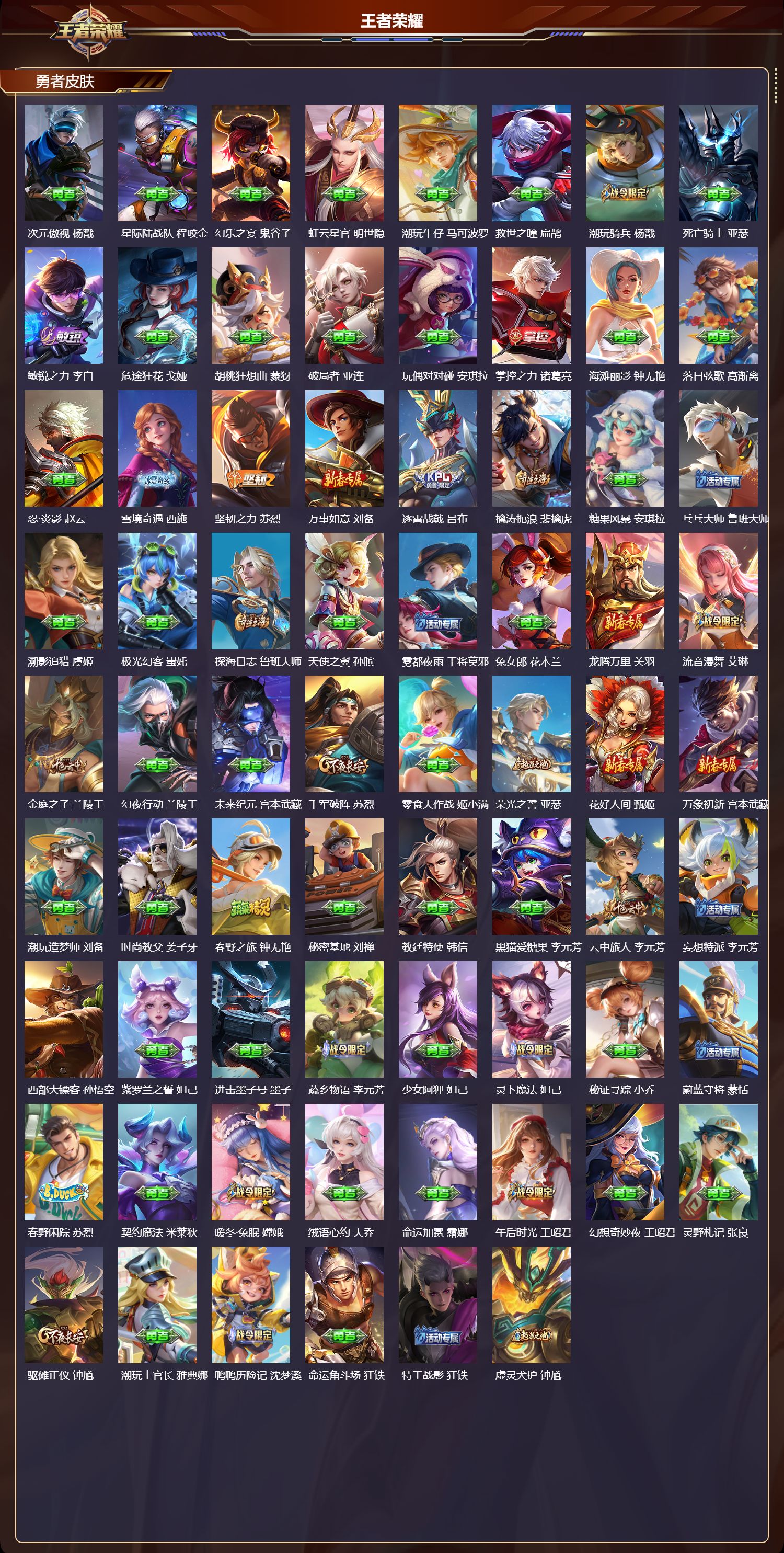 WZCMW4138627王者荣耀账号详情图9