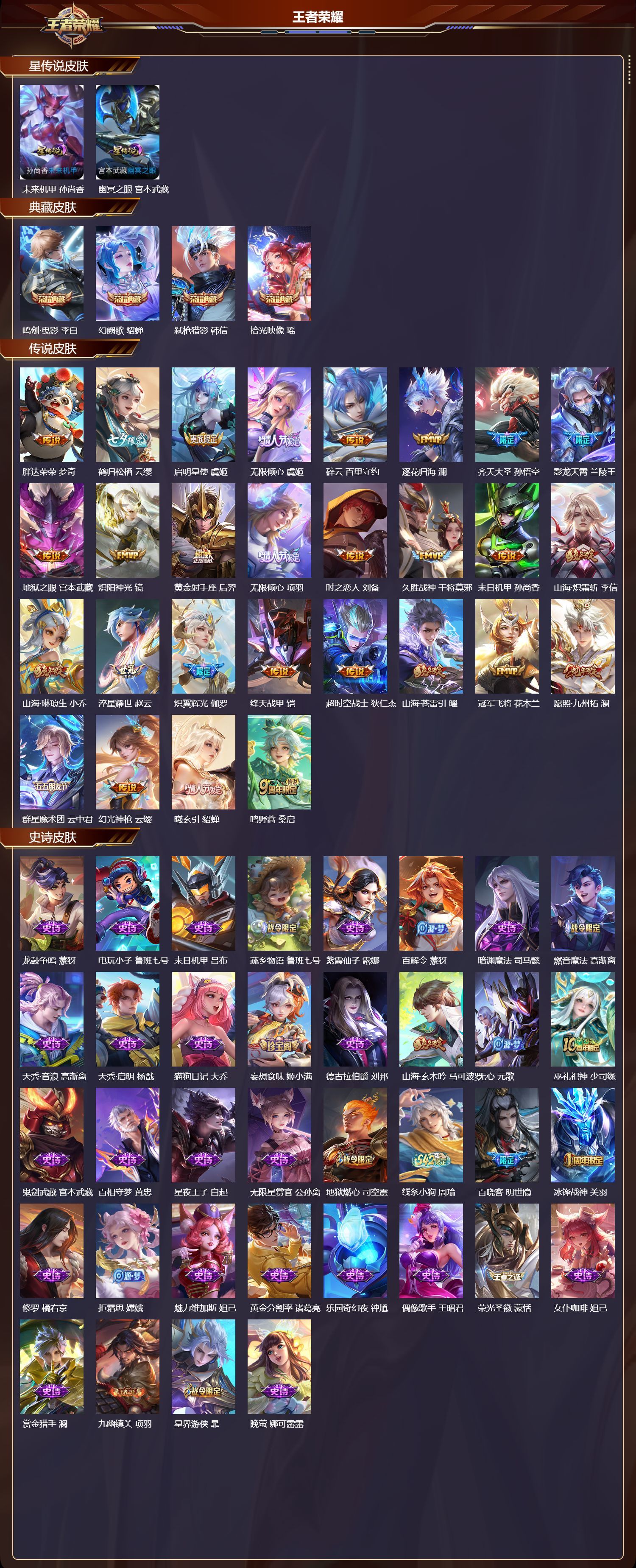 WZQM4196232王者荣耀账号详情图3 WZQM4196232王者荣耀账号详情图3