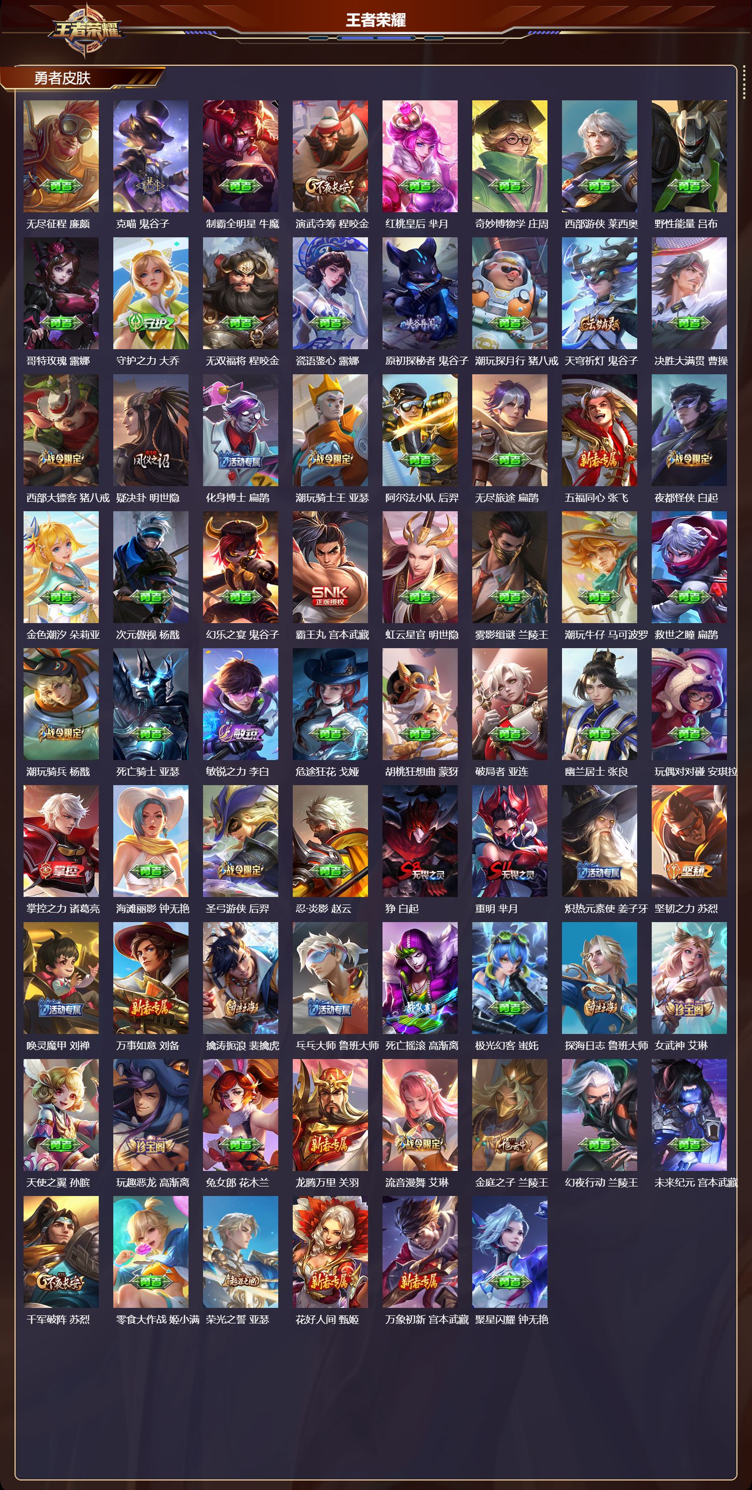 WZCMW4201757王者荣耀账号详情图9