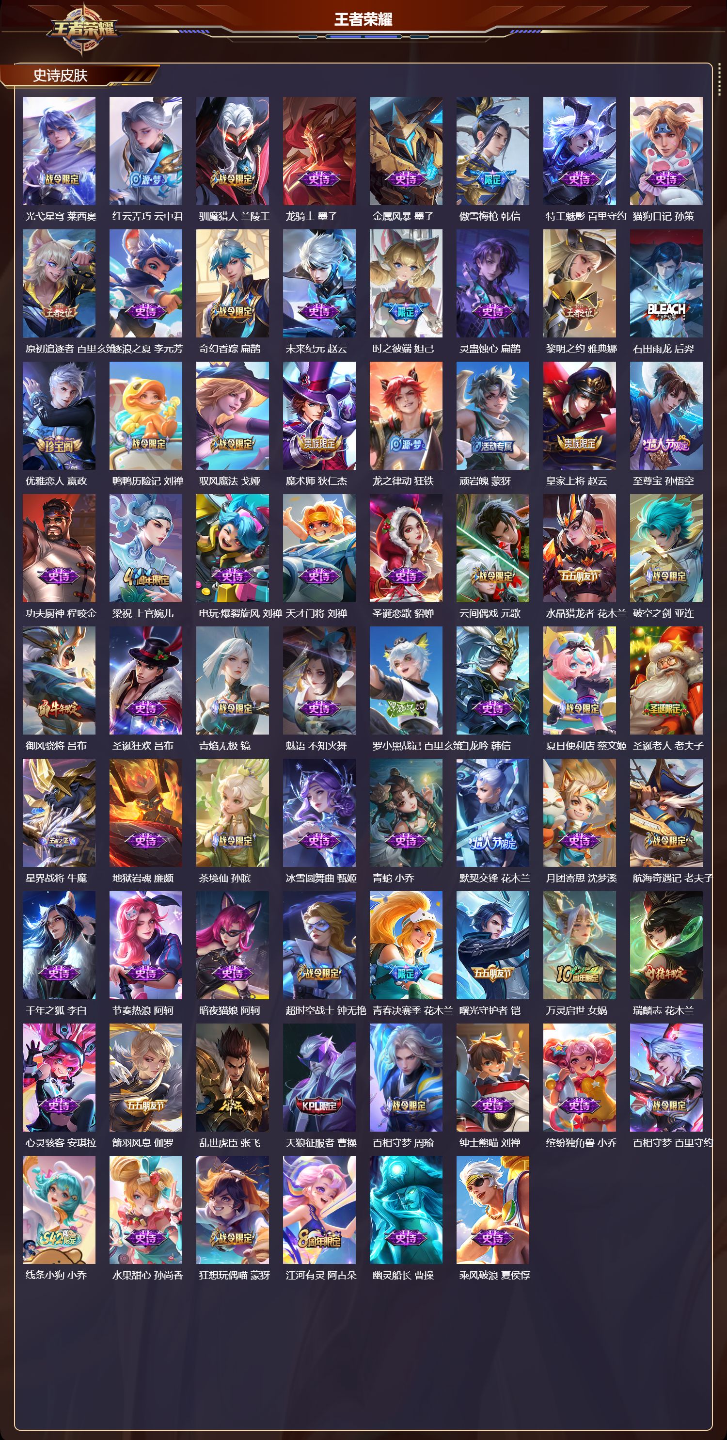 WZQM4196266王者荣耀账号详情图4