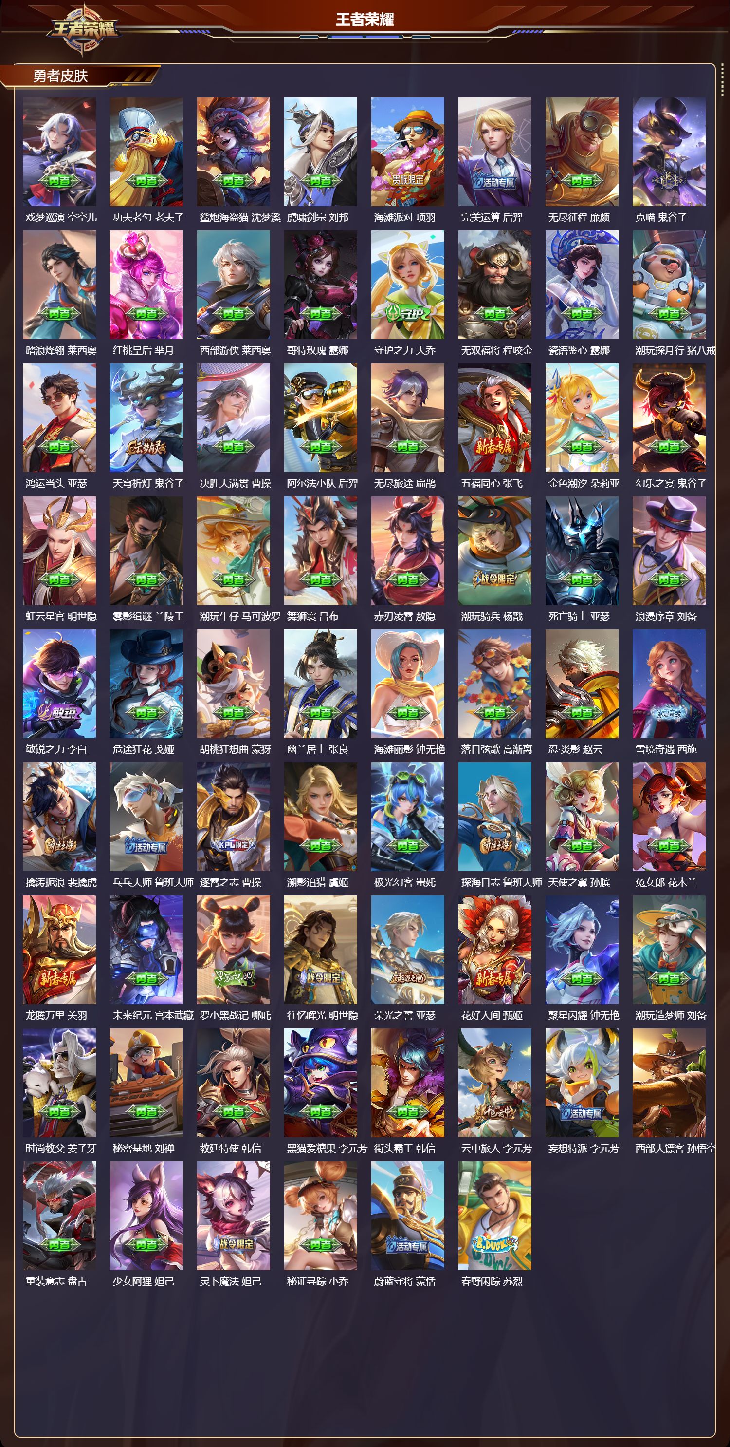 WZQM4196258王者荣耀账号详情图5