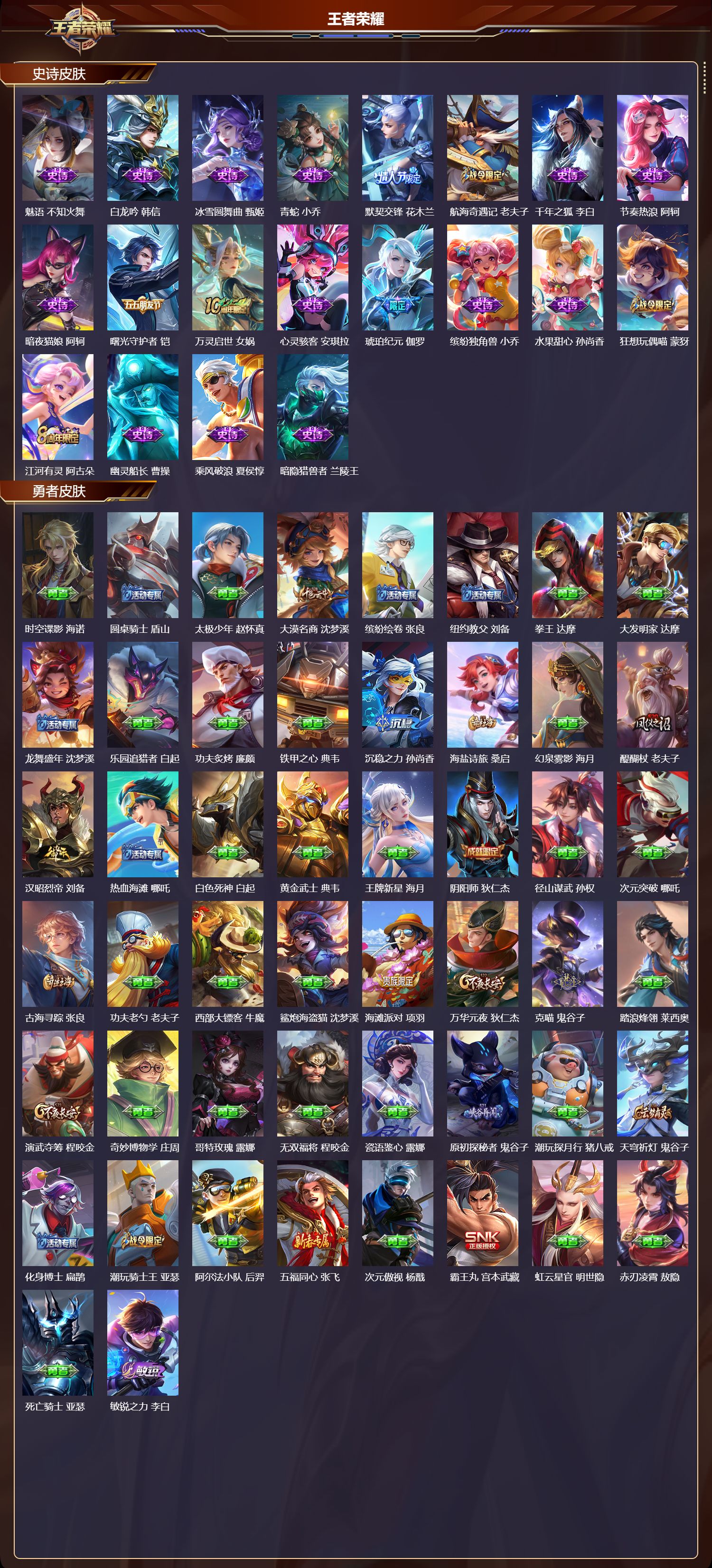 WZQM4196165王者荣耀账号详情图4