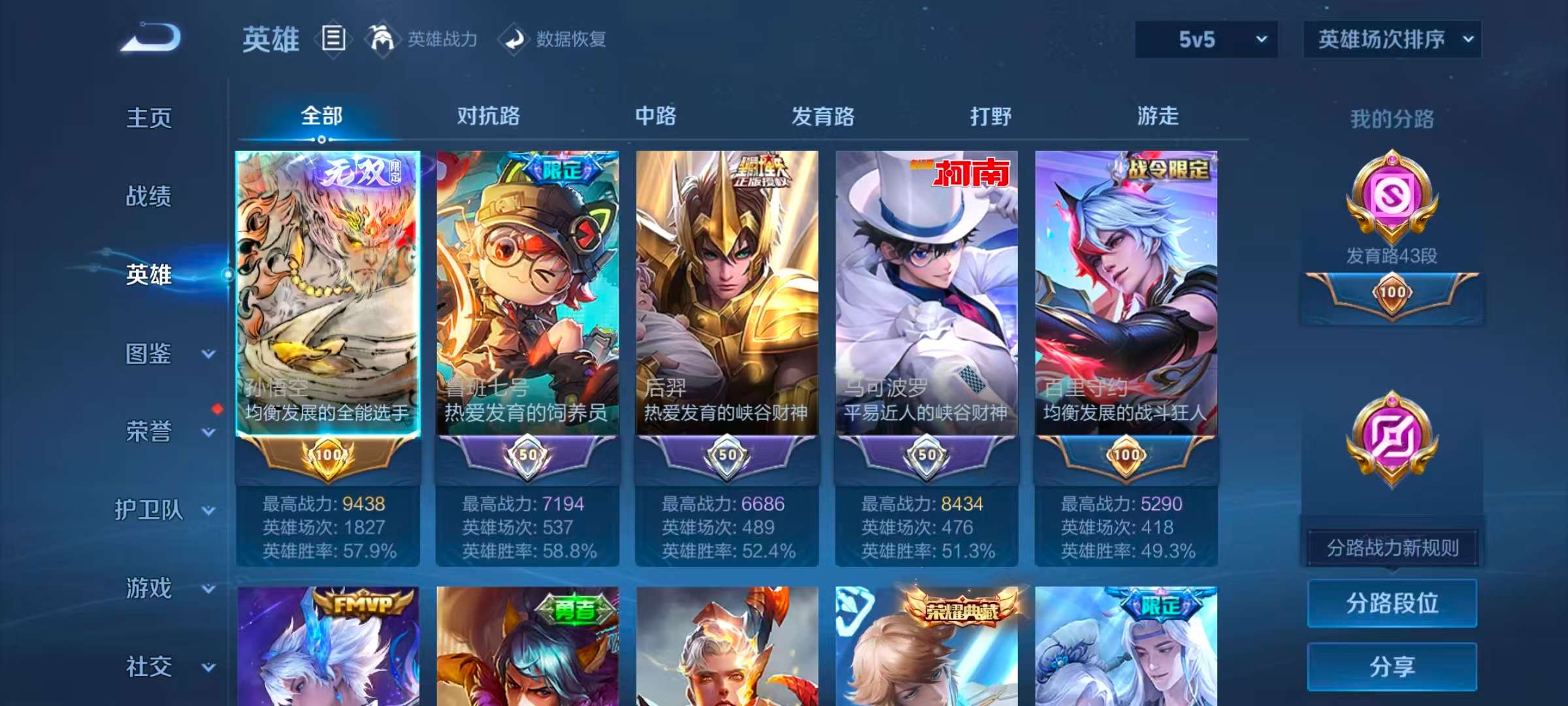 WZCMW4201793王者荣耀账号详情图6