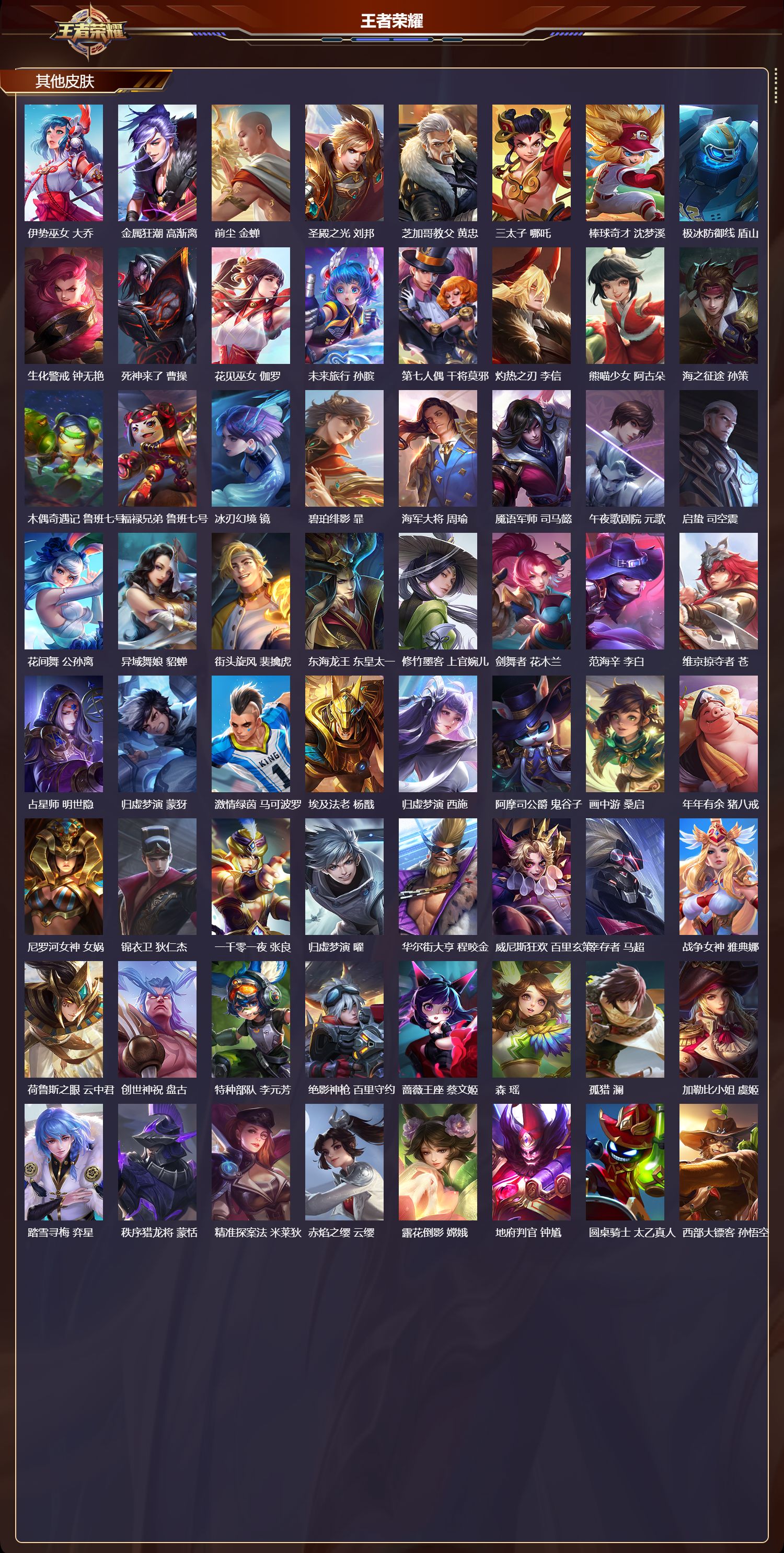 WZMK4196261王者荣耀账号详情图5