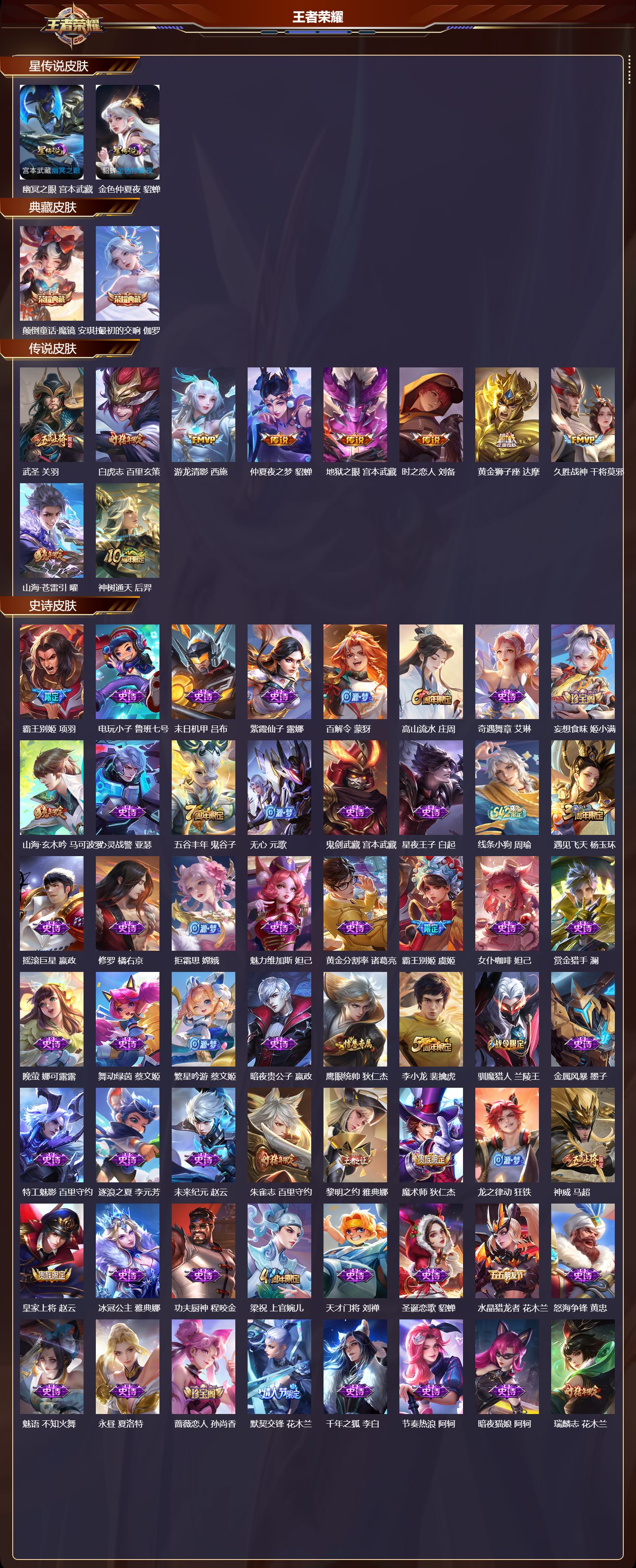 WZQM4196175王者荣耀账号详情图3