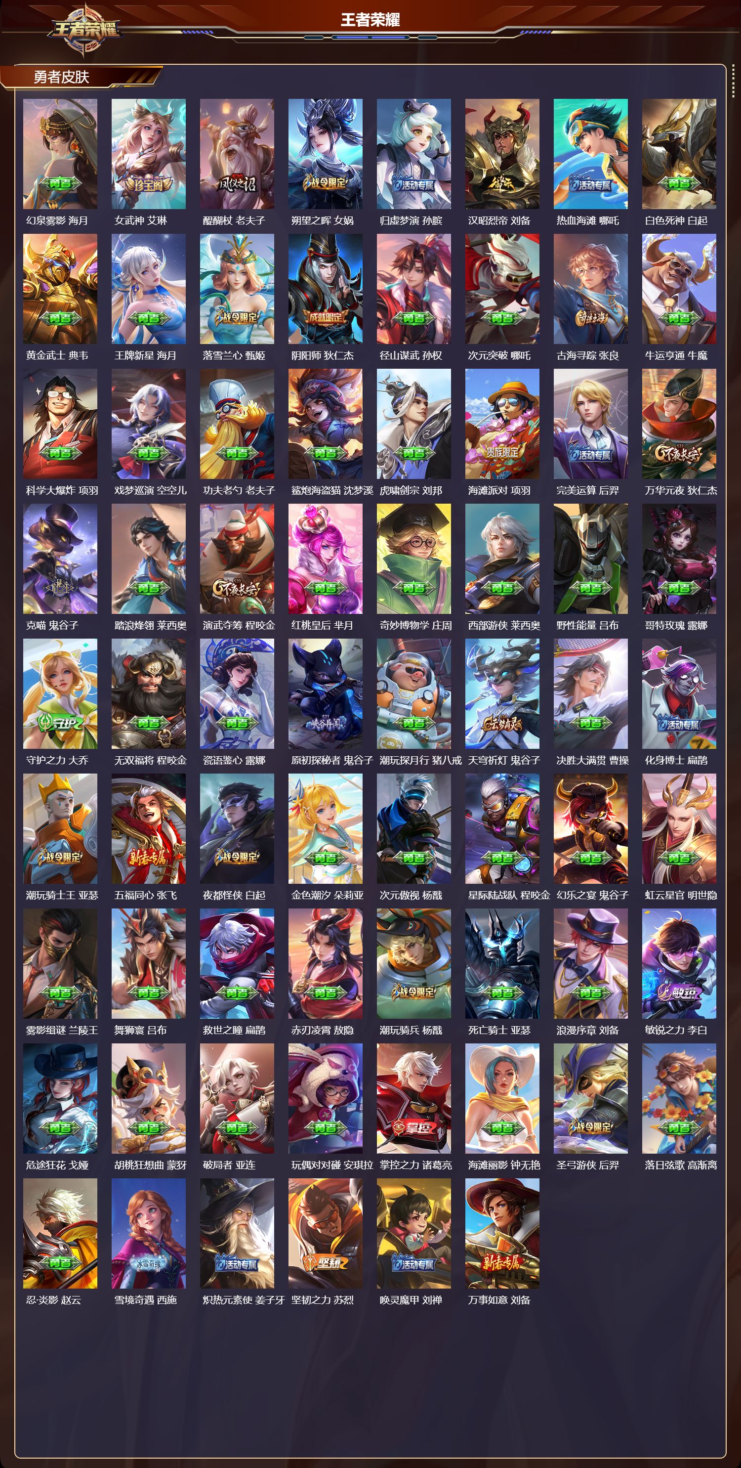 WZMK4196253王者荣耀账号详情图5 WZMK4196253王者荣耀账号详情图5